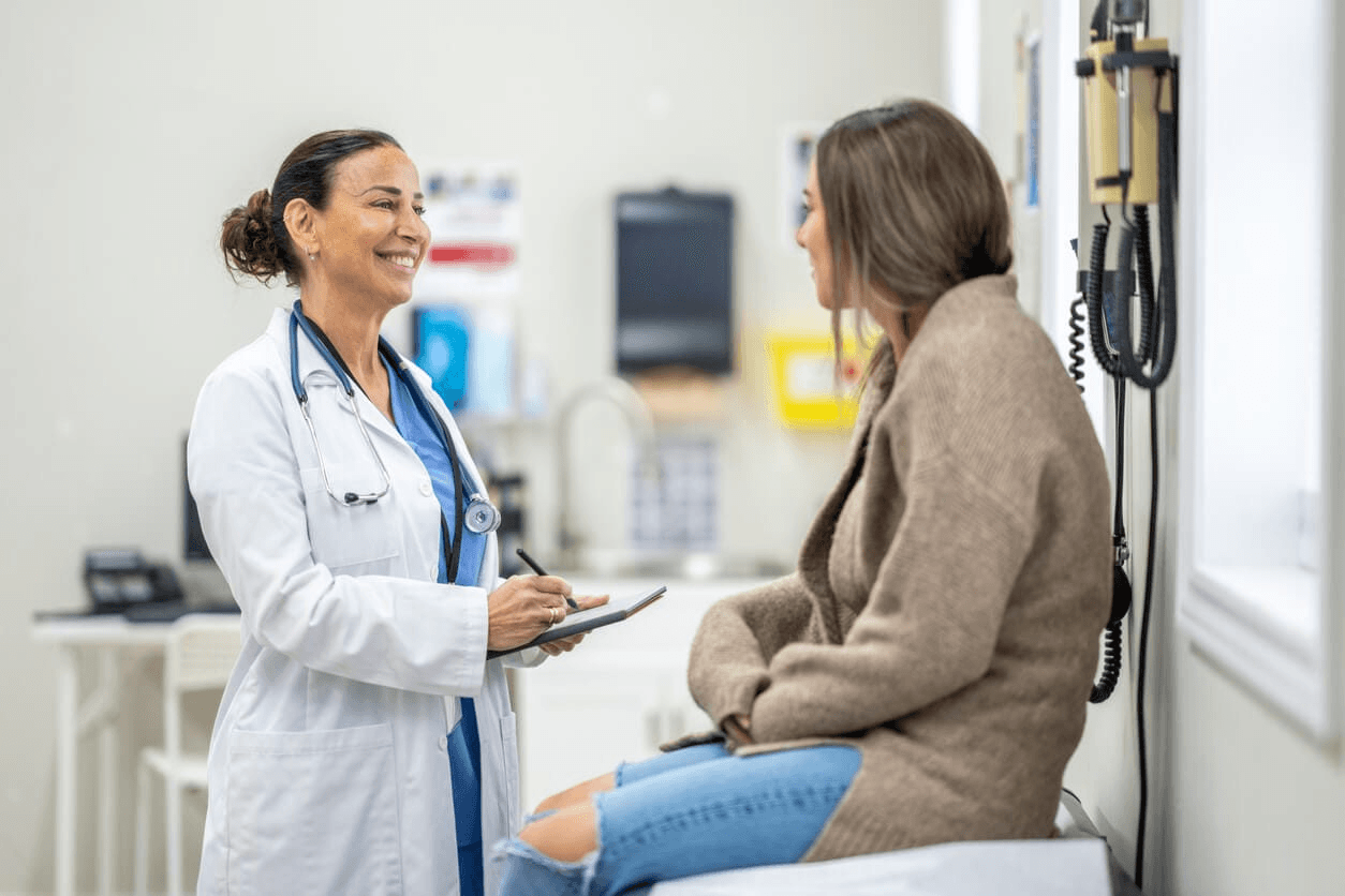 person visiting doctor - Can a PCP Prescribe Weight Loss Medication