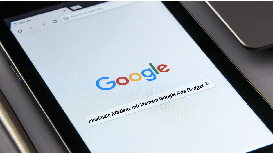 google ads für kleine unternehmen mit wenig budget