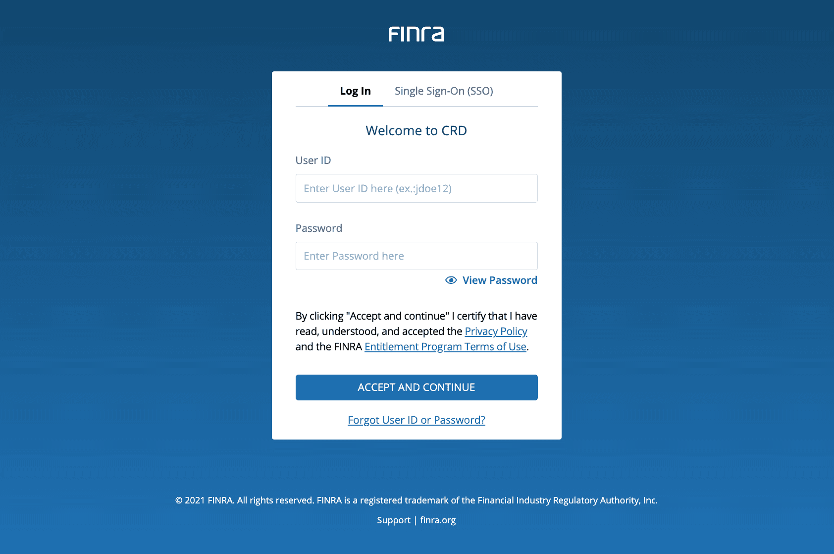 FINRA CRD