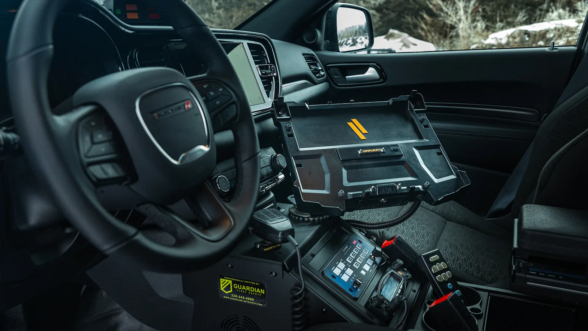 Ada, Minnesota Police Department patrol vehicle upfit by Guardian Fleet Safety