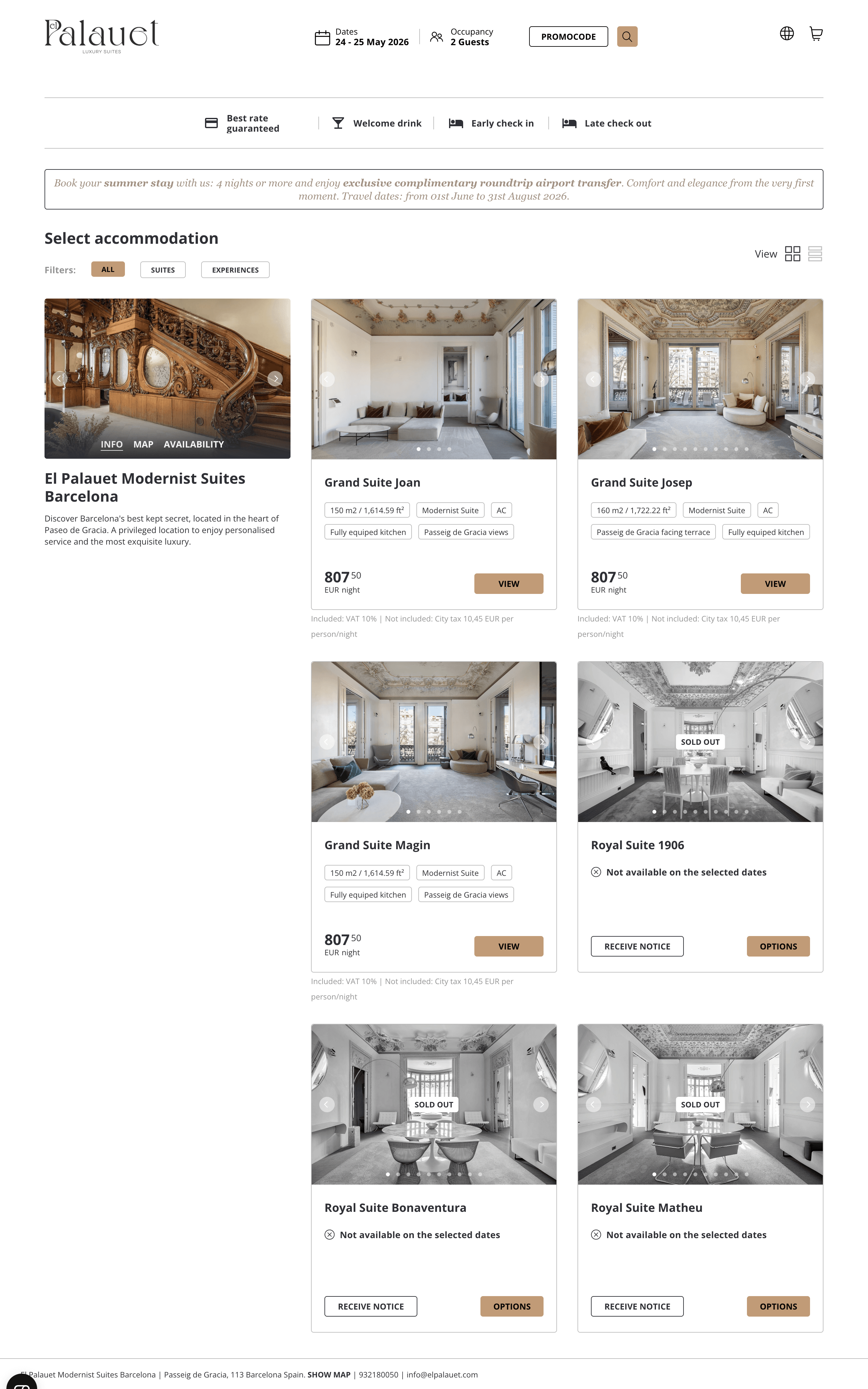 Booking web