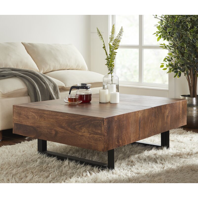 Mullins extendable sled coffee table with storage – A beautifully designed piece, perfect for adding elegance to any space.