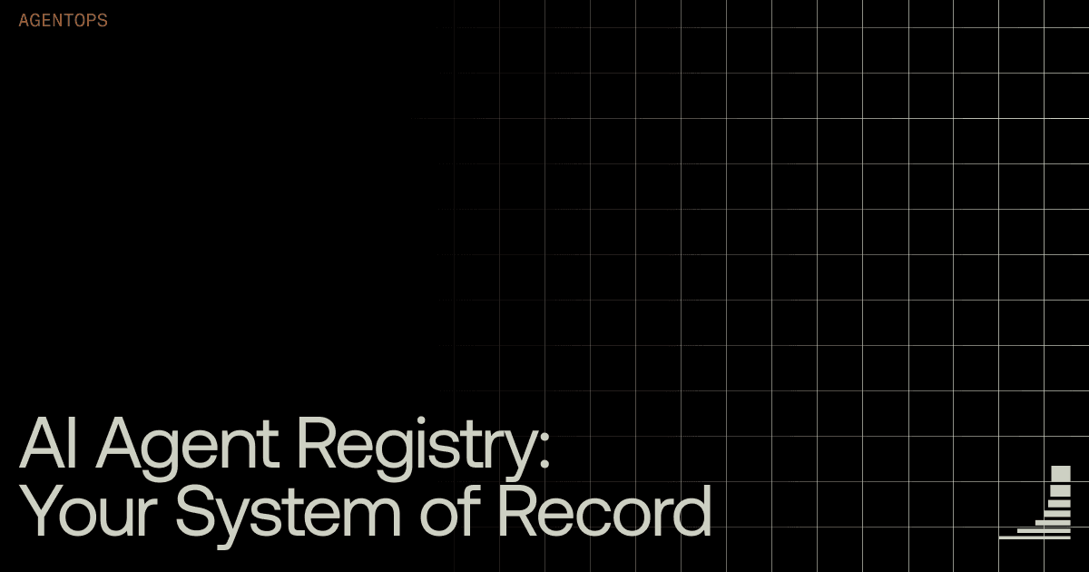 Waxell blog cover: AI agent registry system of record for production AI agents