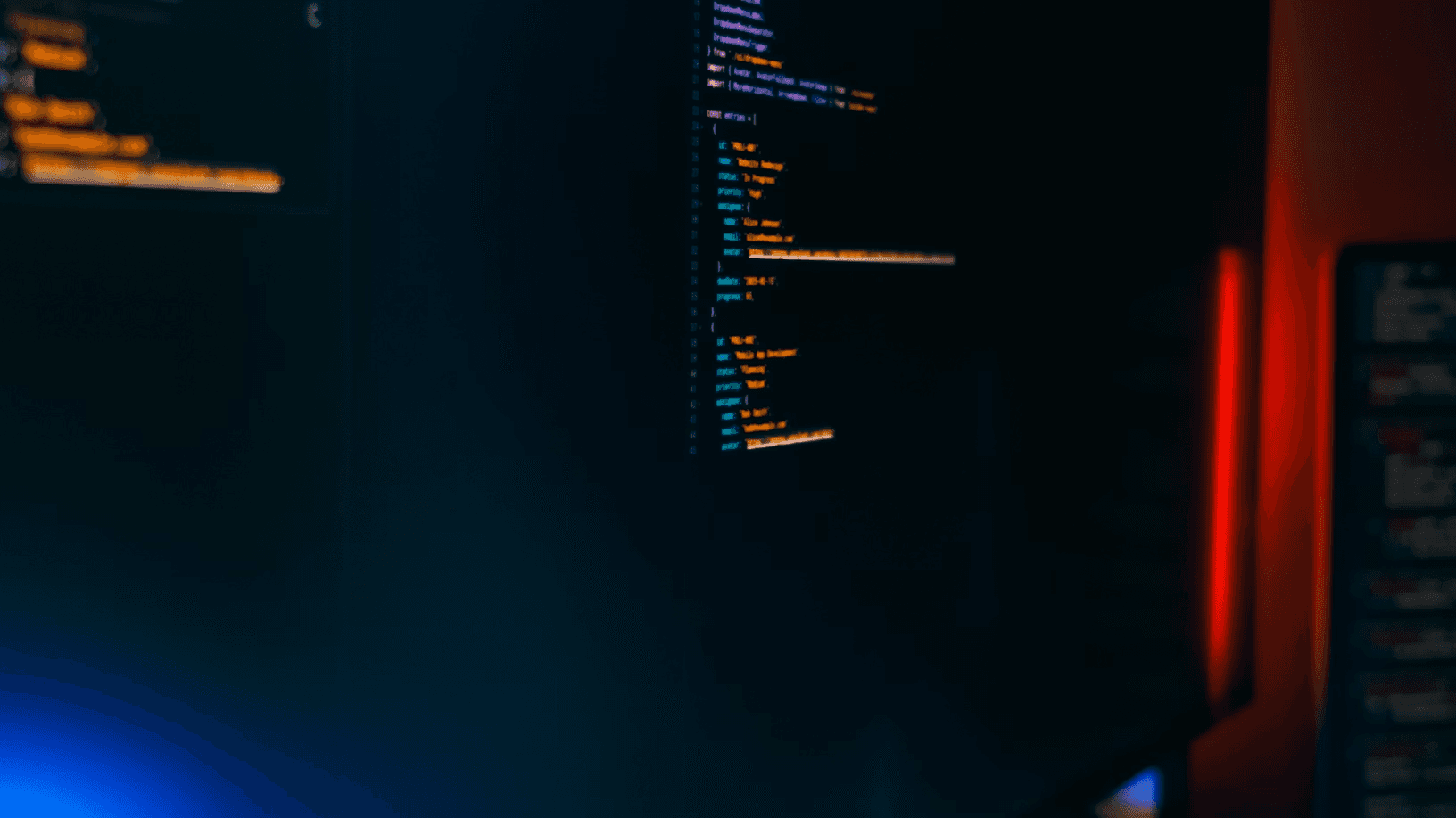 Code de programmation affiché sur un écran d’ordinateur – développement et création de site web.