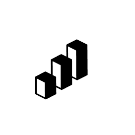 Stylized white envelope icon tilted at an angle, representing a message or notification.