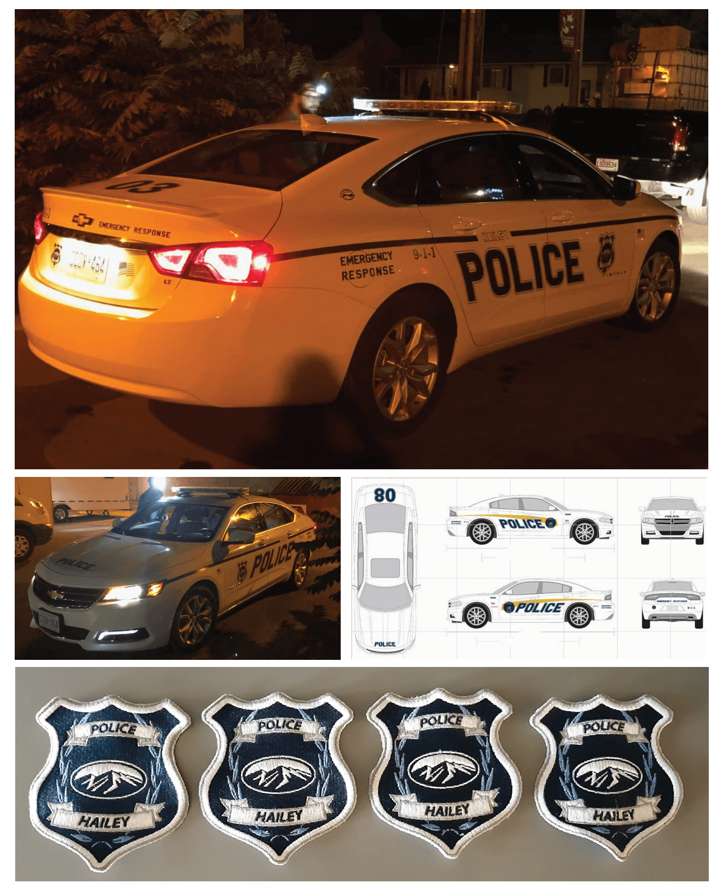 Vehicle wrap & badges for Movie Set