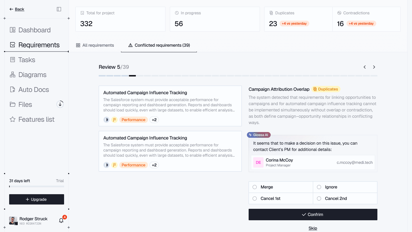 Wedge Webflow template product image