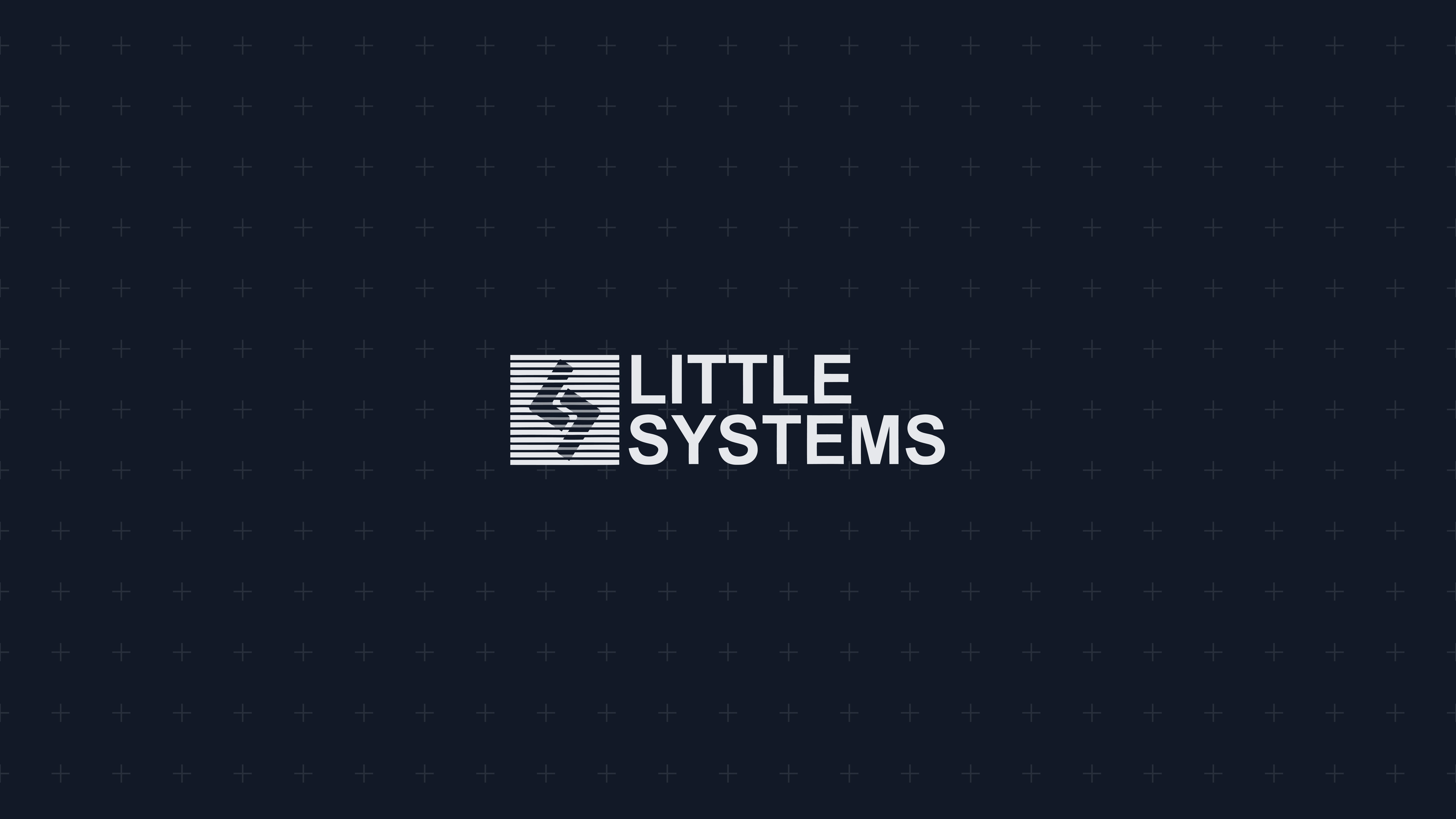 Little systems logo dark , dark themed