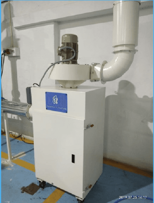 Portable dust collector - with ducting 