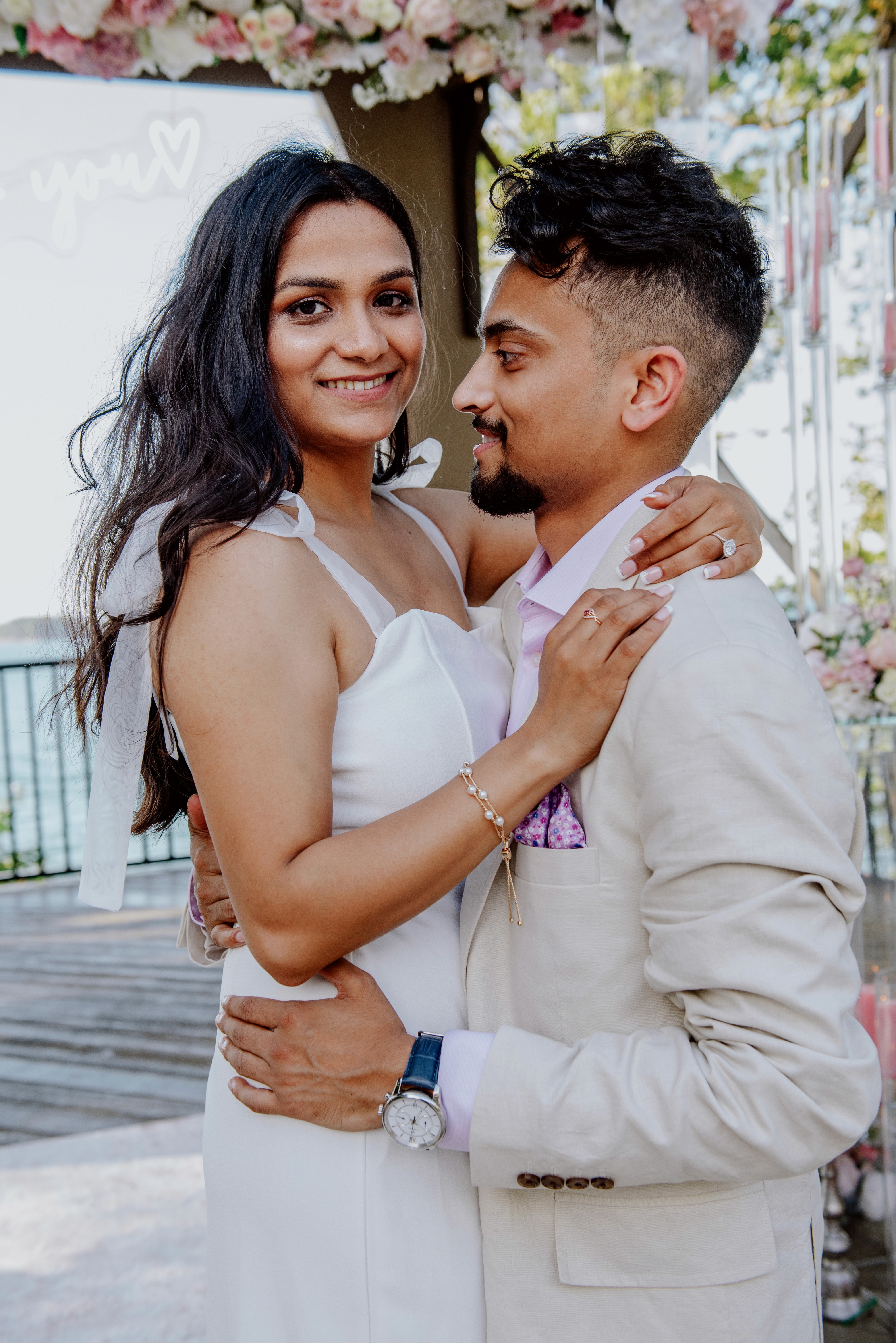 Professional engagement photography Brandon couple outdoor Manitoba Trident Studios