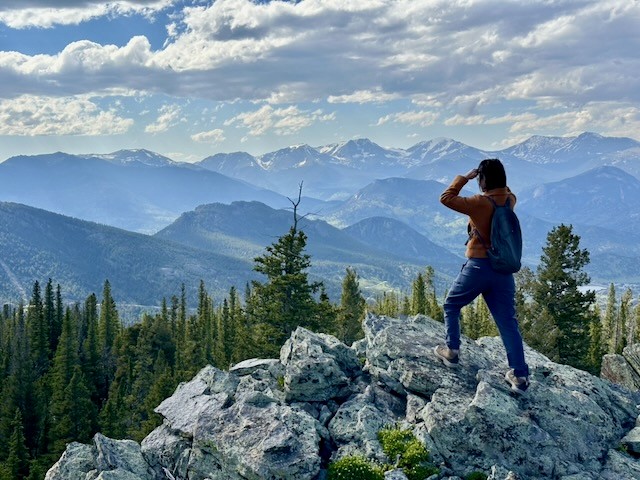 Rocky Mountain landscape in Colorado