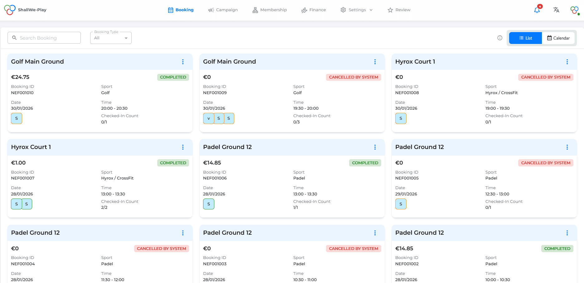 Multi-Sport Management