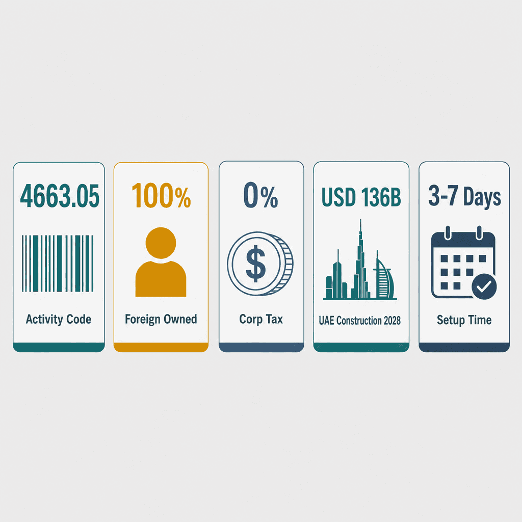 Infographic: Wallpaper & Floor Coverings Wholesale Trading License in Dubai