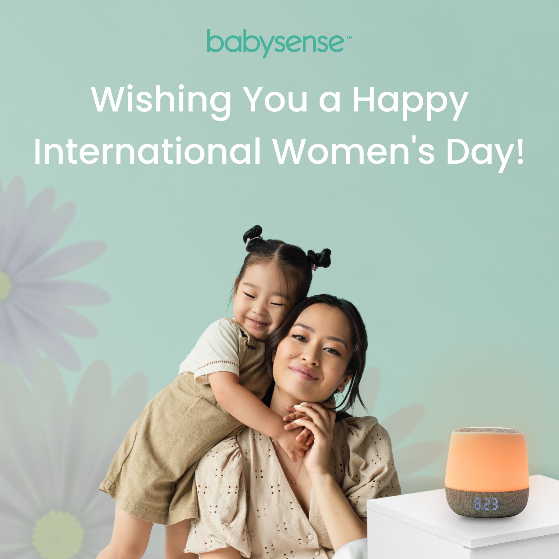 babysense woman's day social media post