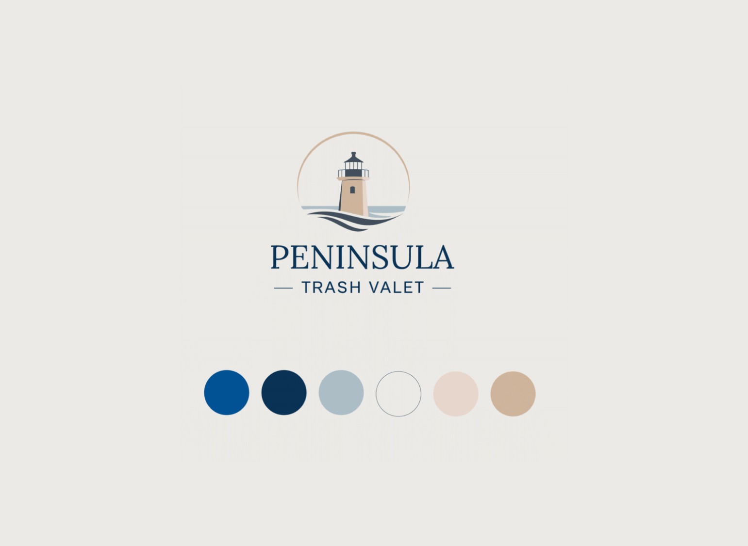 Peninsula Trash Valet Brand & Web design 