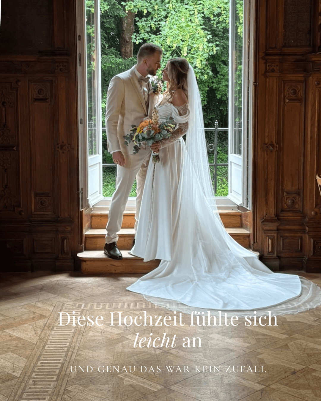 Instagram-Beitrag: Diese Hochzeit fühlte sich leicht an