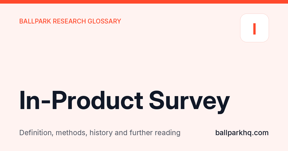 In-Product Survey
