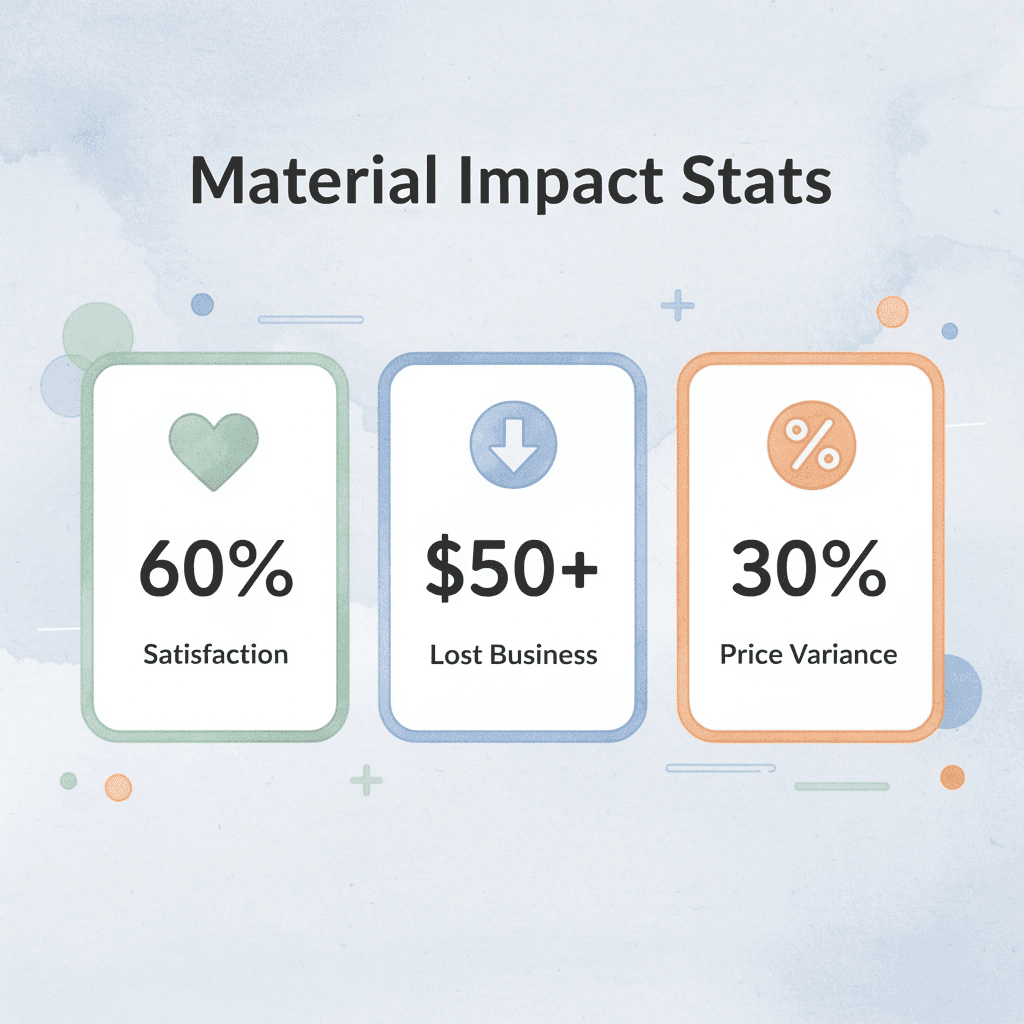 Key statistics about material choice impact - Best T-Shirt Material for Printing