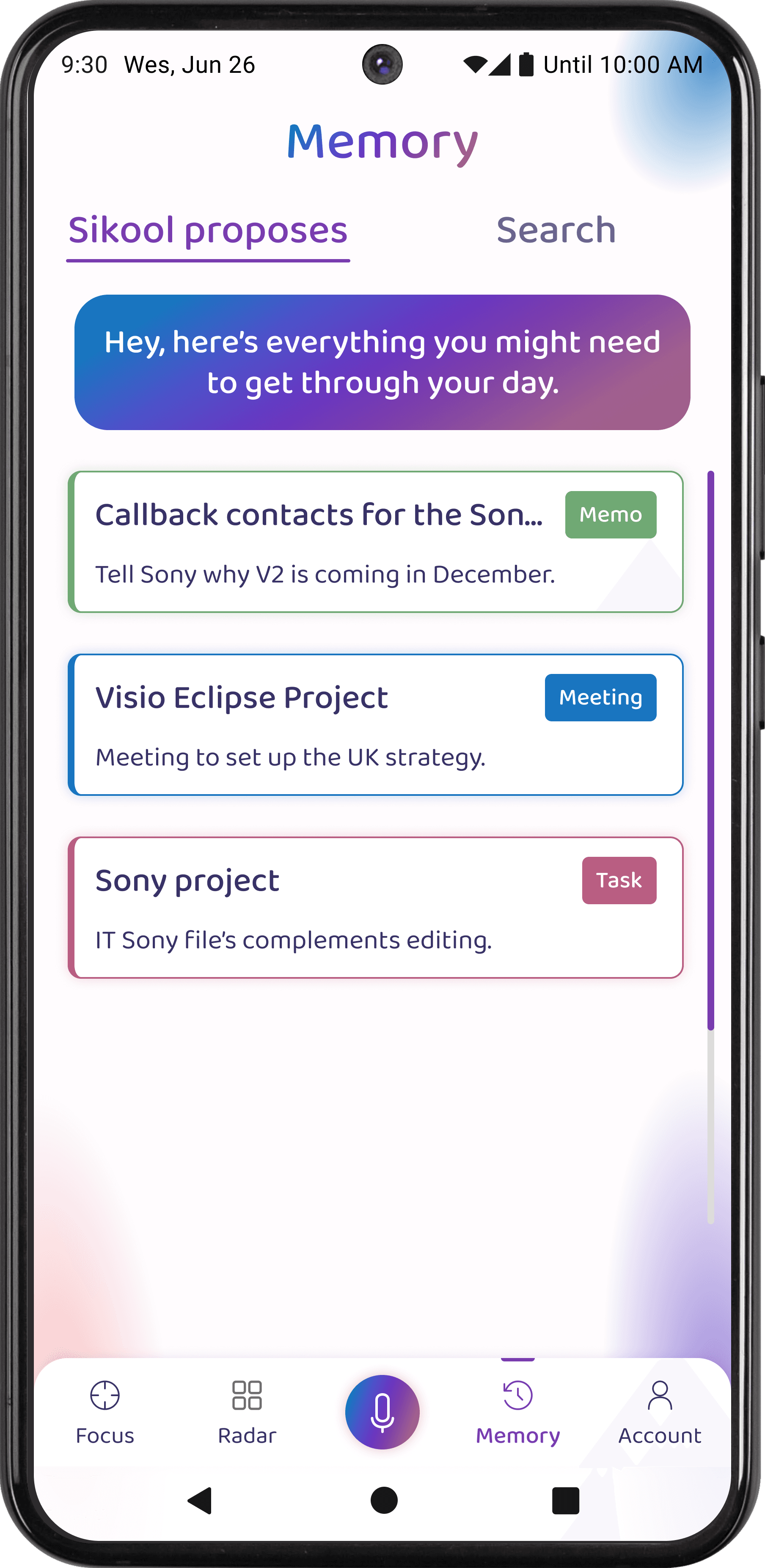Gold iPhone showing a habit tracker performance screen with journaling and meditation stats, including completion counts and 30-minute durations, on a clean white background.