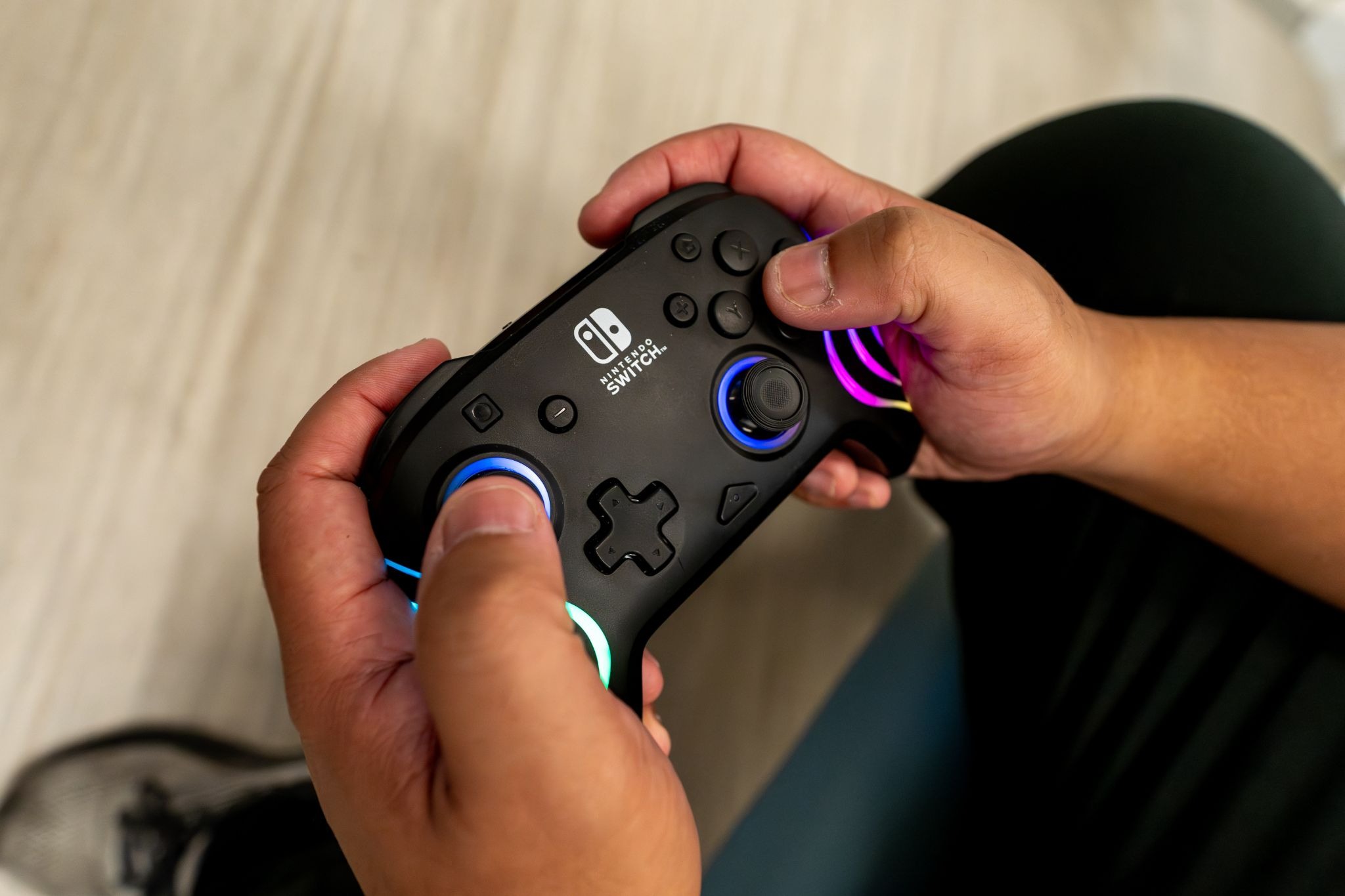 A Nintendo Switch controller.