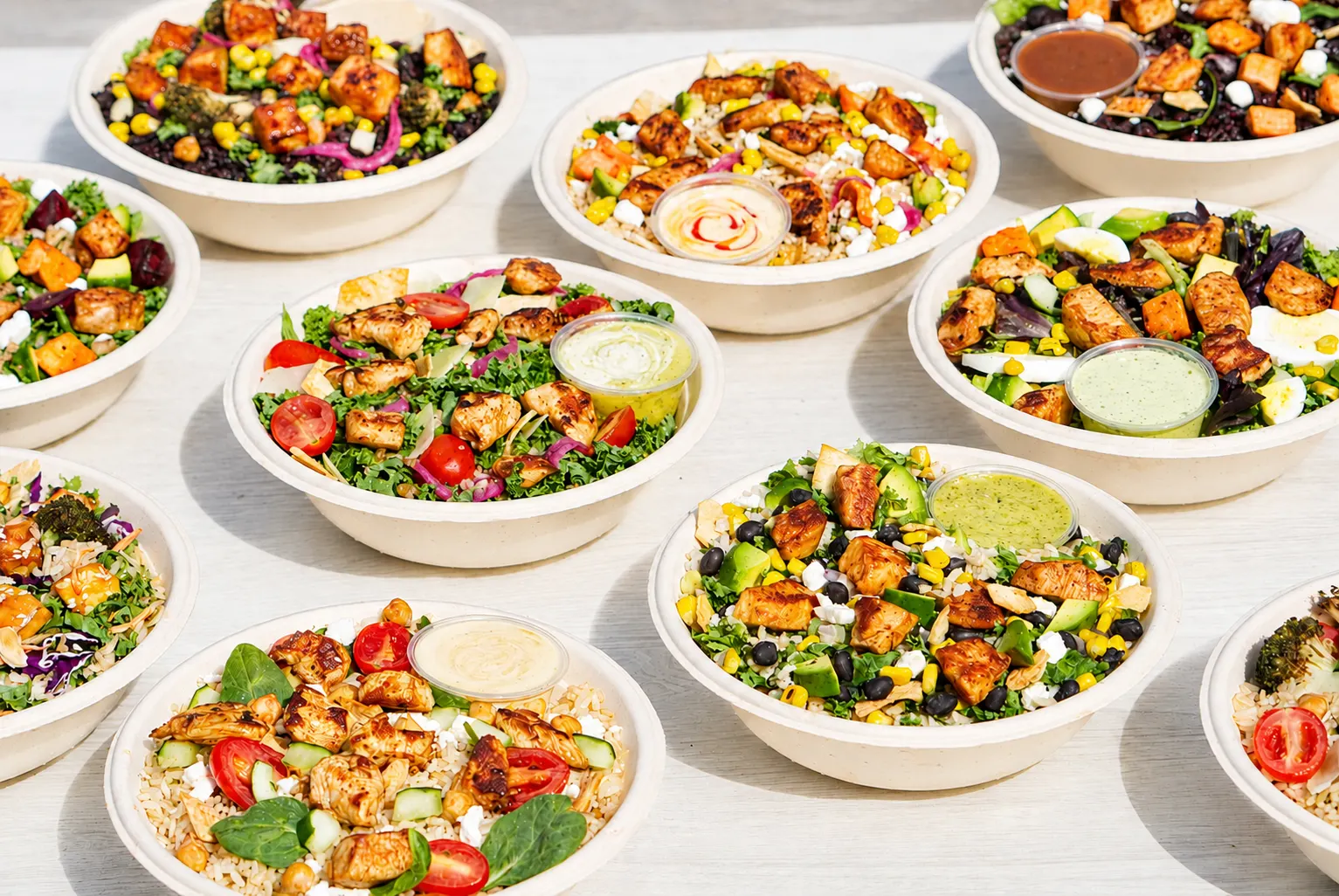 Roots Natural Kitchen salad campaign