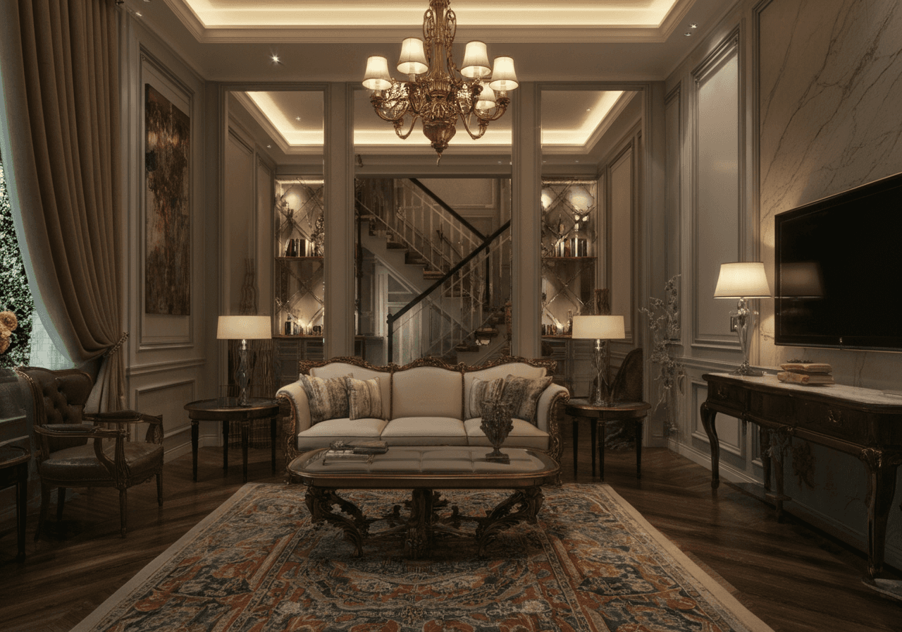 Luxurious interior designer's masterpiece