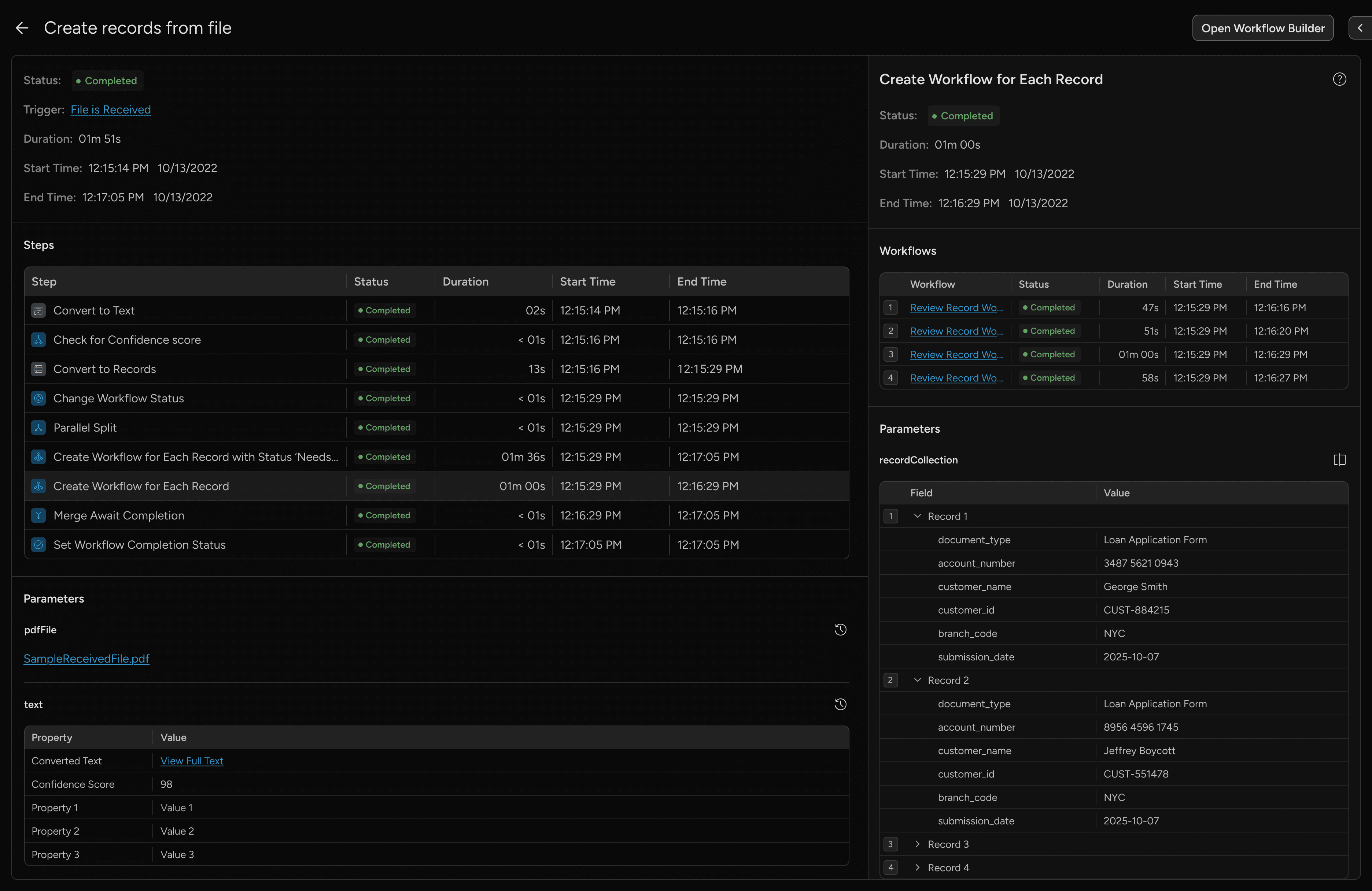 Grid view showing completed step with all sub-tasks done