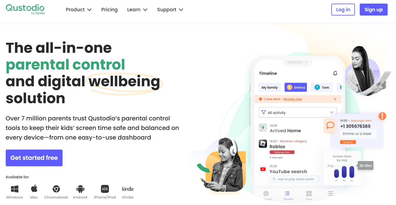 Qustodio - Brainbuddy Free Alternative