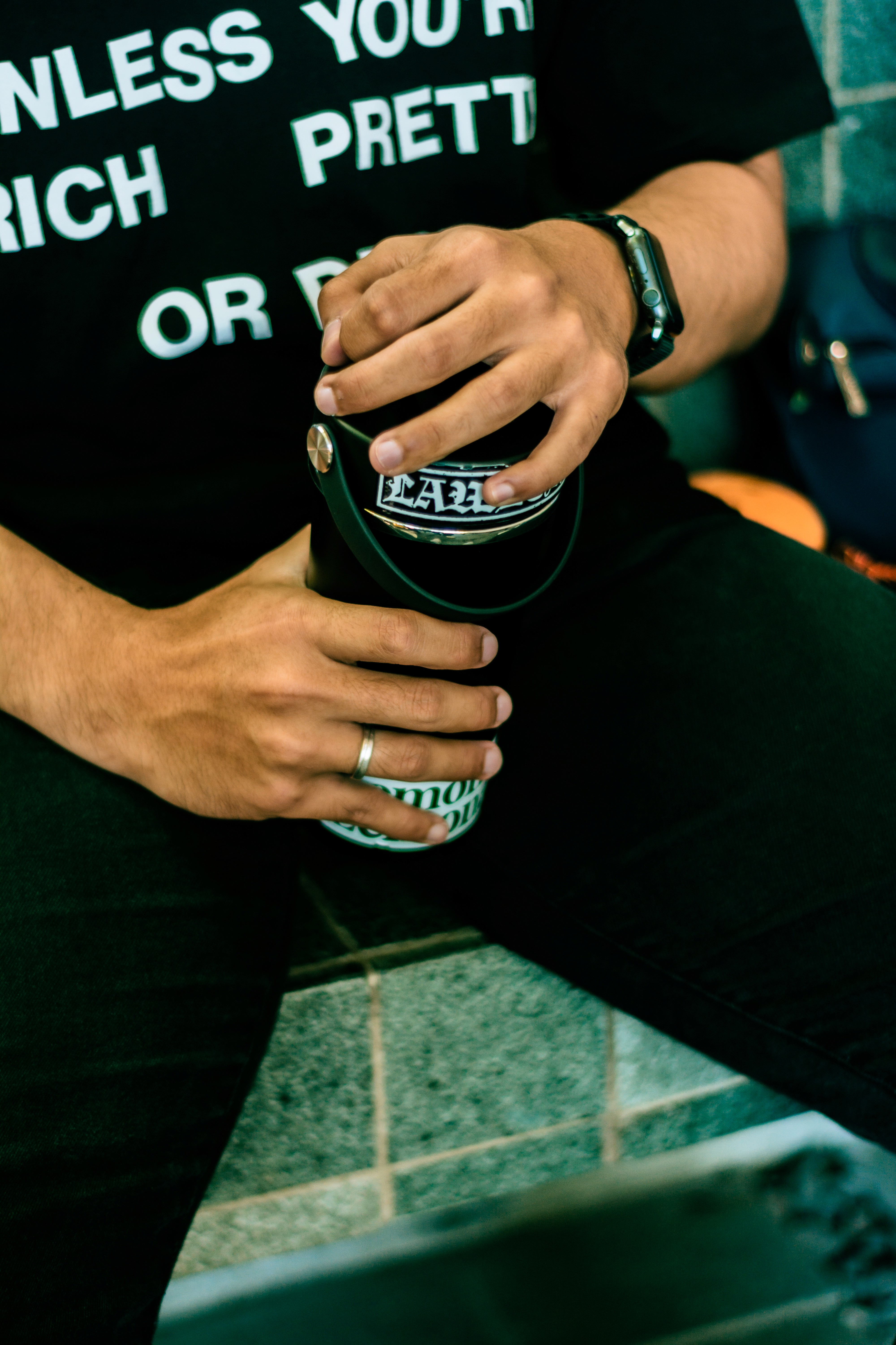 Ferry at Brain Coffee Surabaya