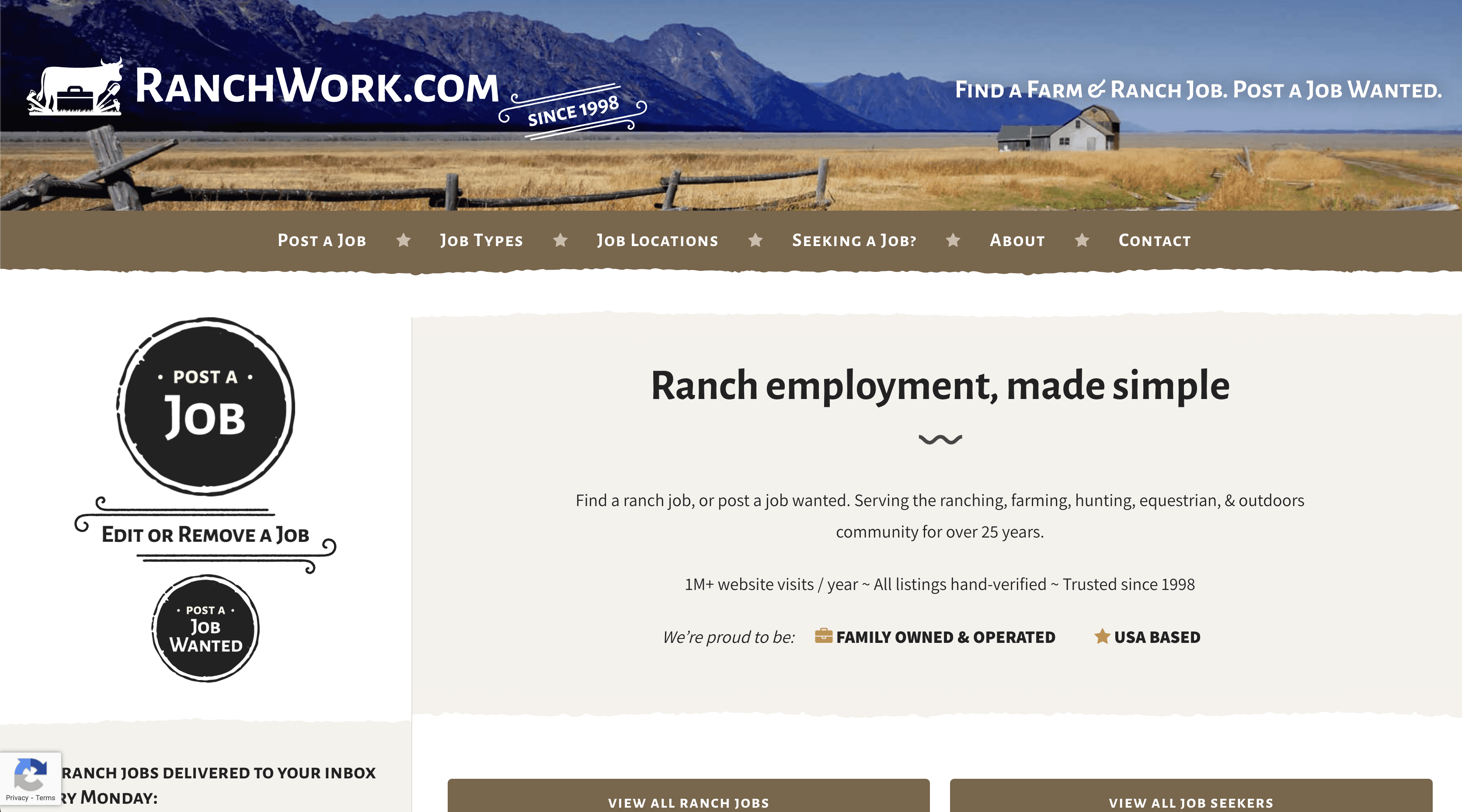 Ranch Work Job Board