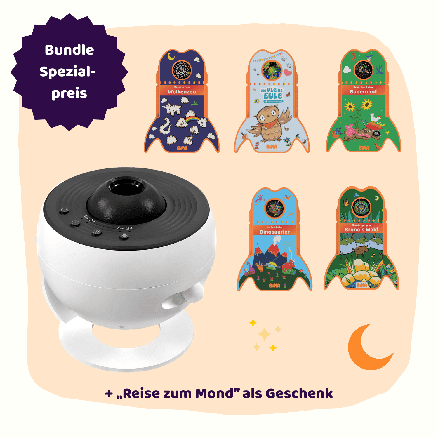 BiMA Projektor Komplett Bundle