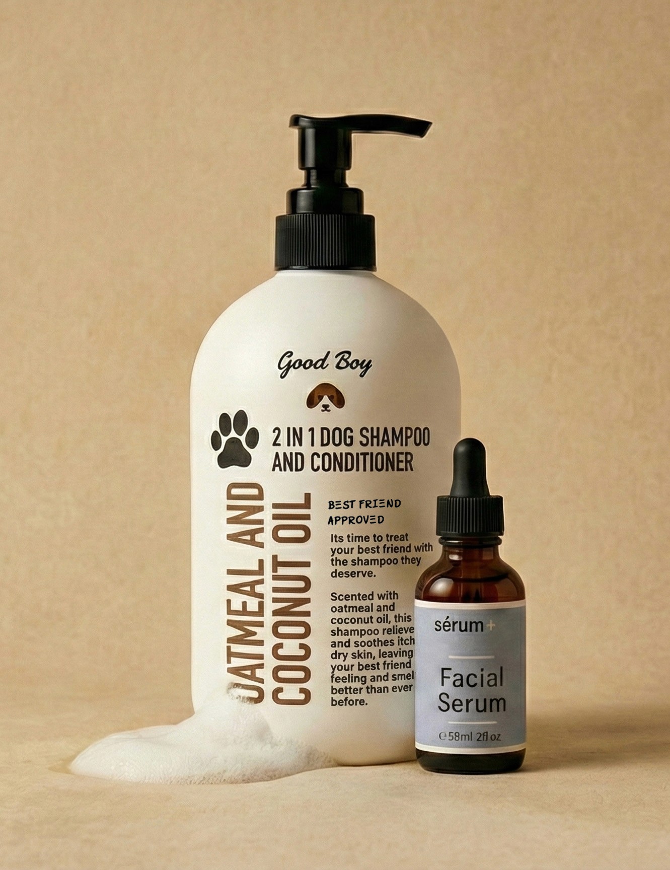 Black and white wave