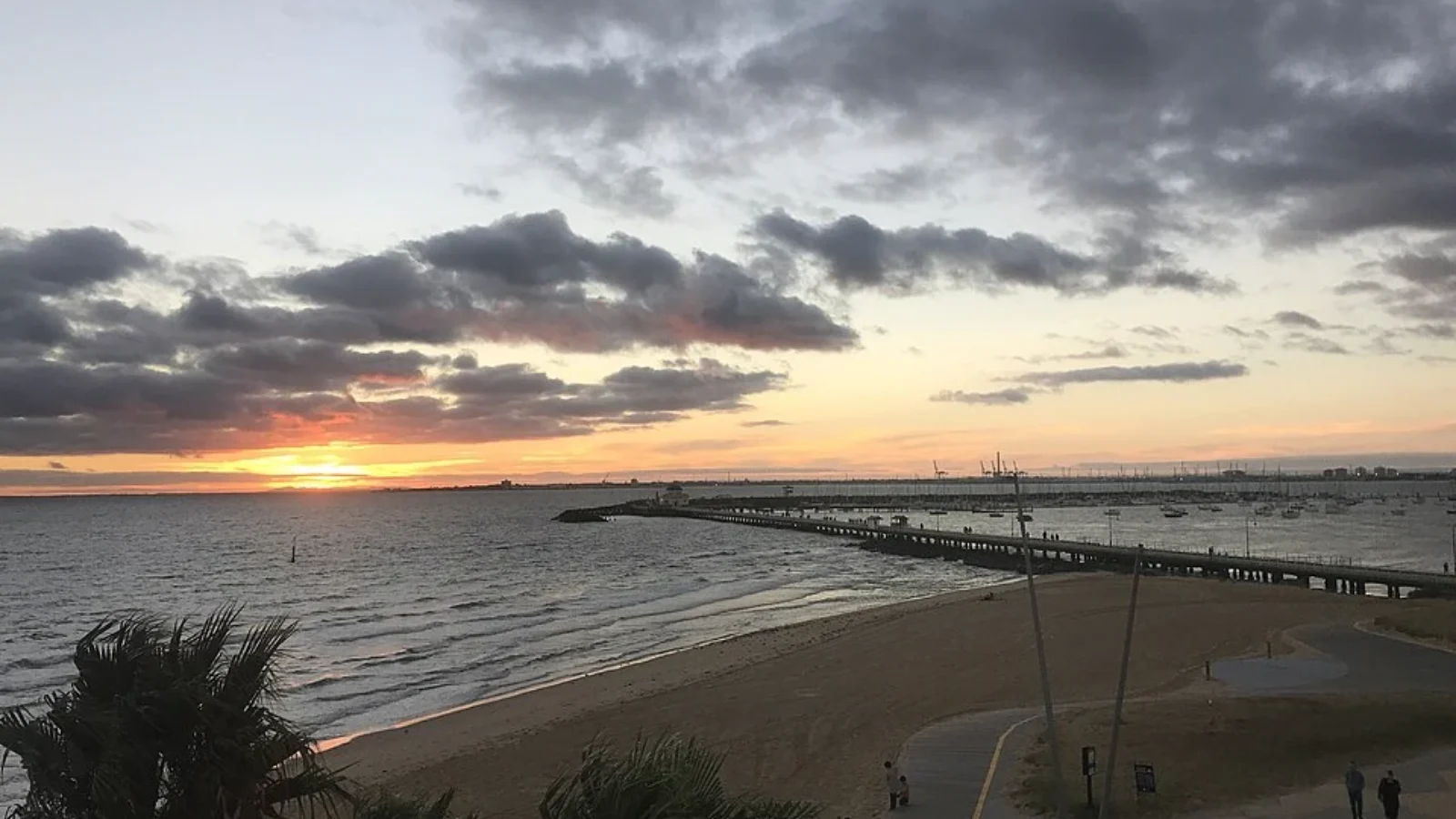 Watch Sunset at St Kilda Beach