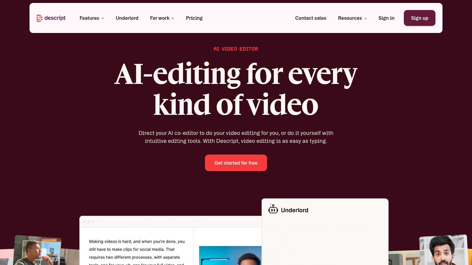 Descript pour la transcription automatique et le montage vidéo