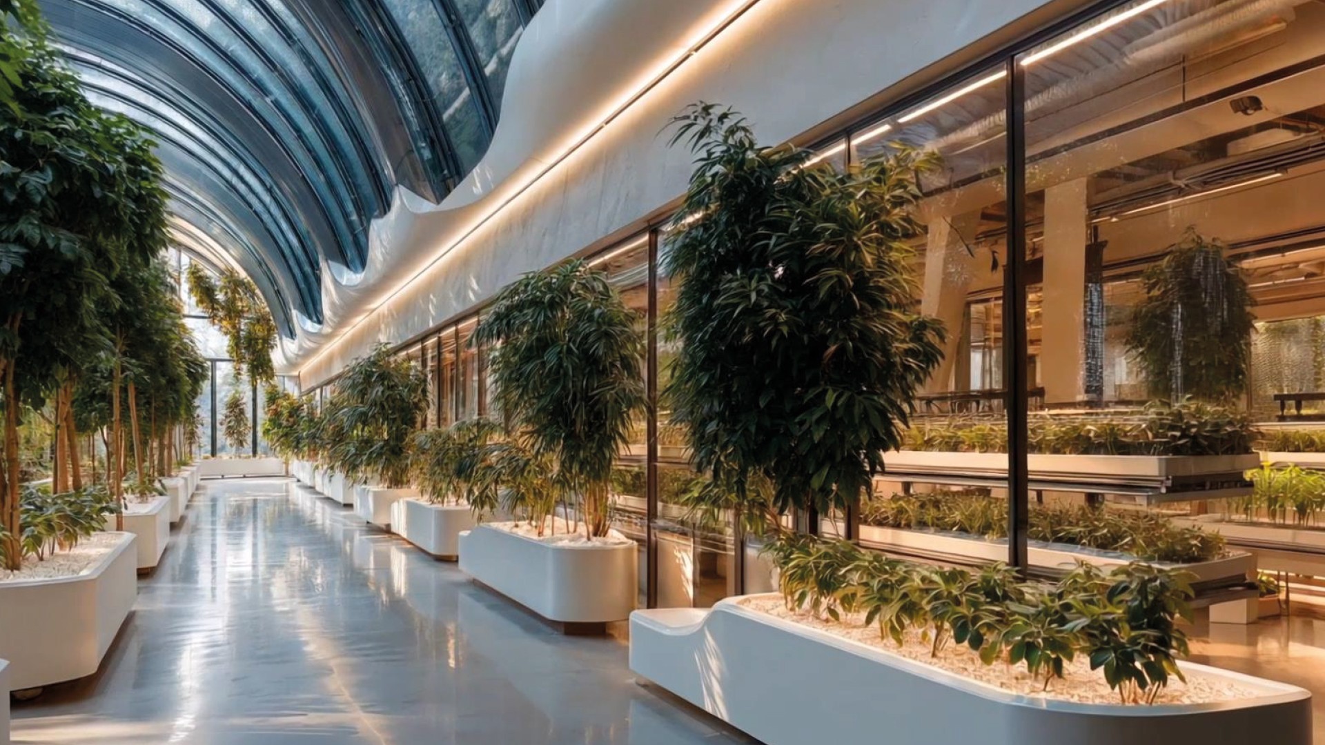 Commercial mall architecture