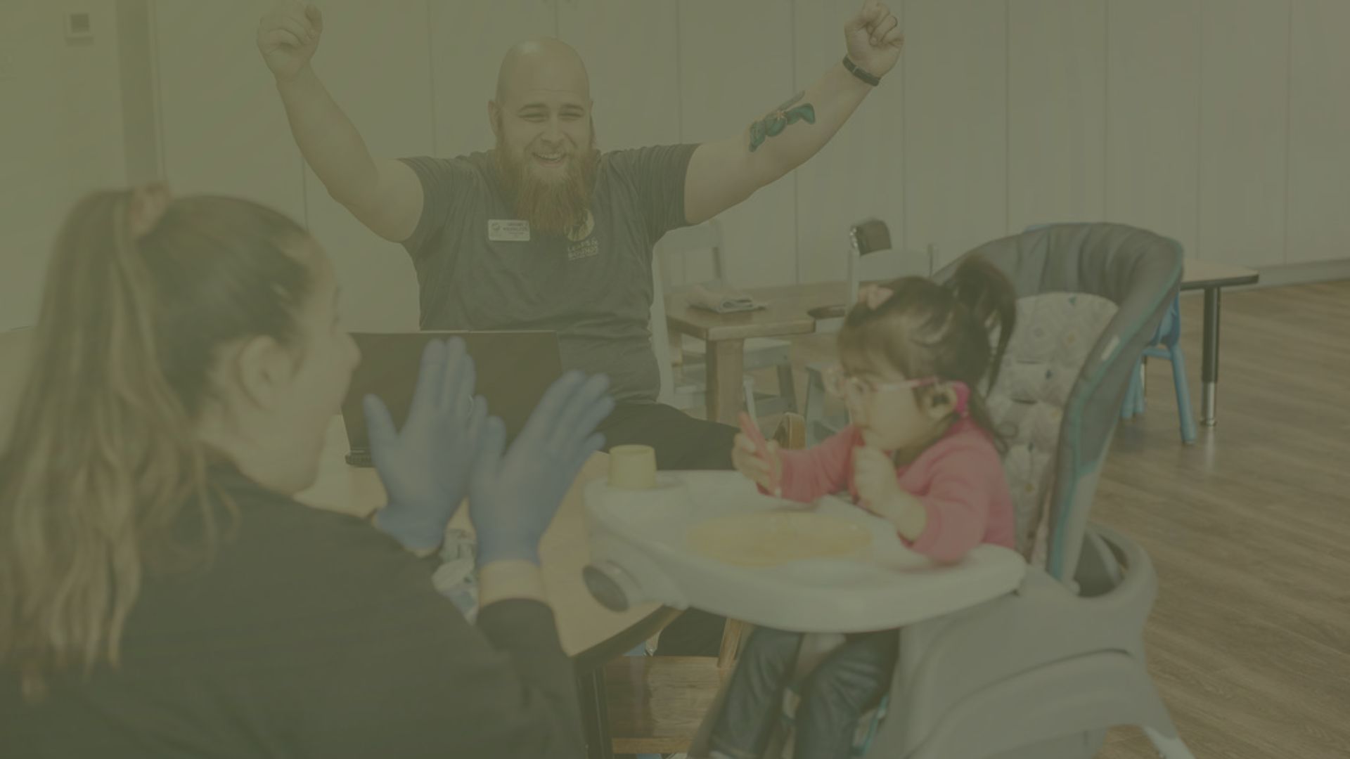 Child in therapy session at Leaps & Bounds, Norco pediatric therapy clinic.