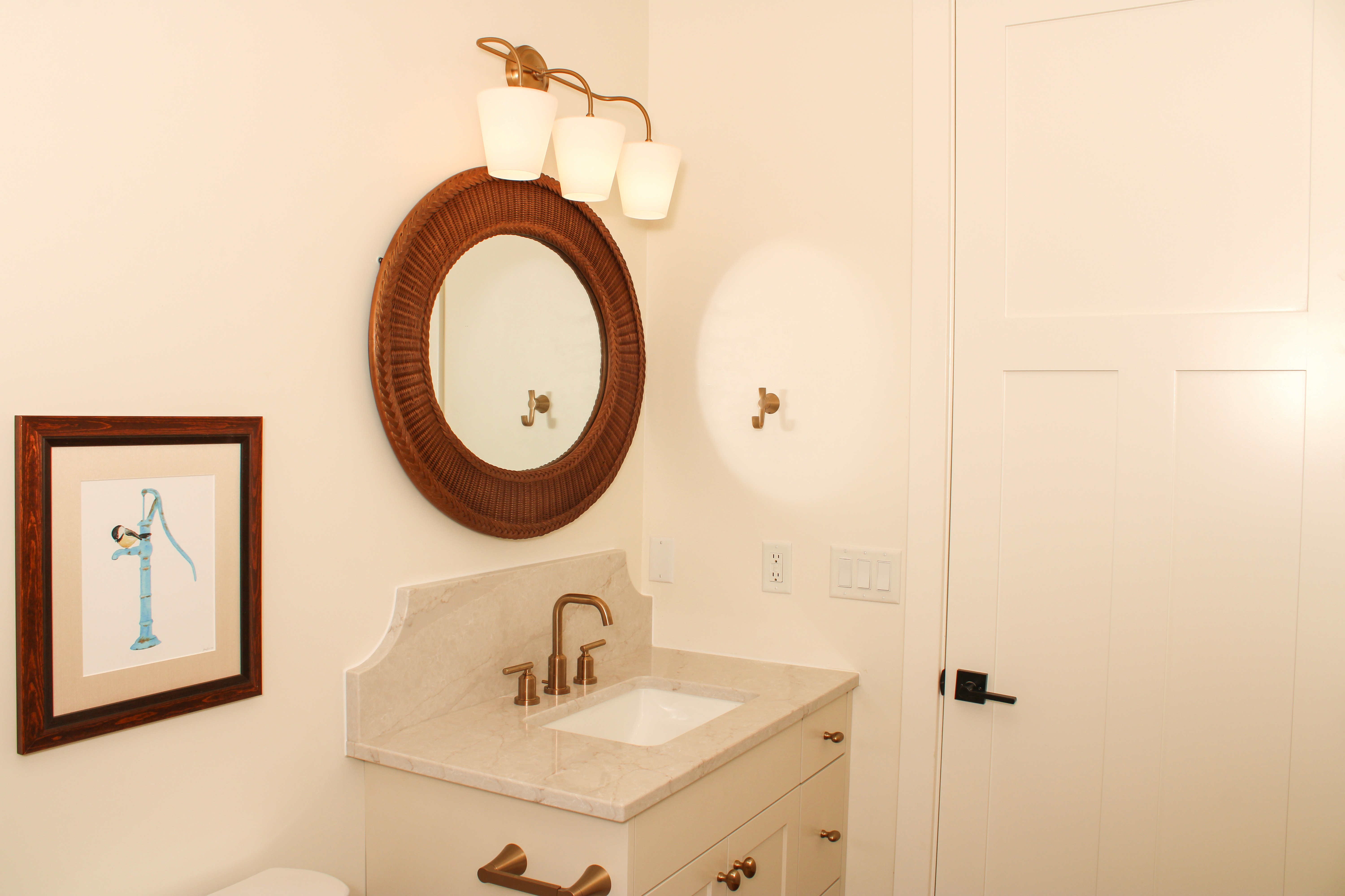 Bathroom vanity and storage in a St. George Utah remodel, updated for comfort and style