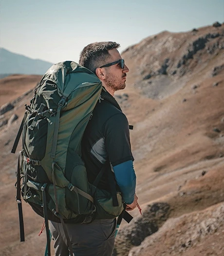 Sac à dos avec ceinture et bretelles