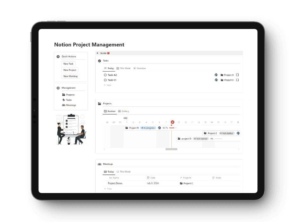 Project Management Notion Template