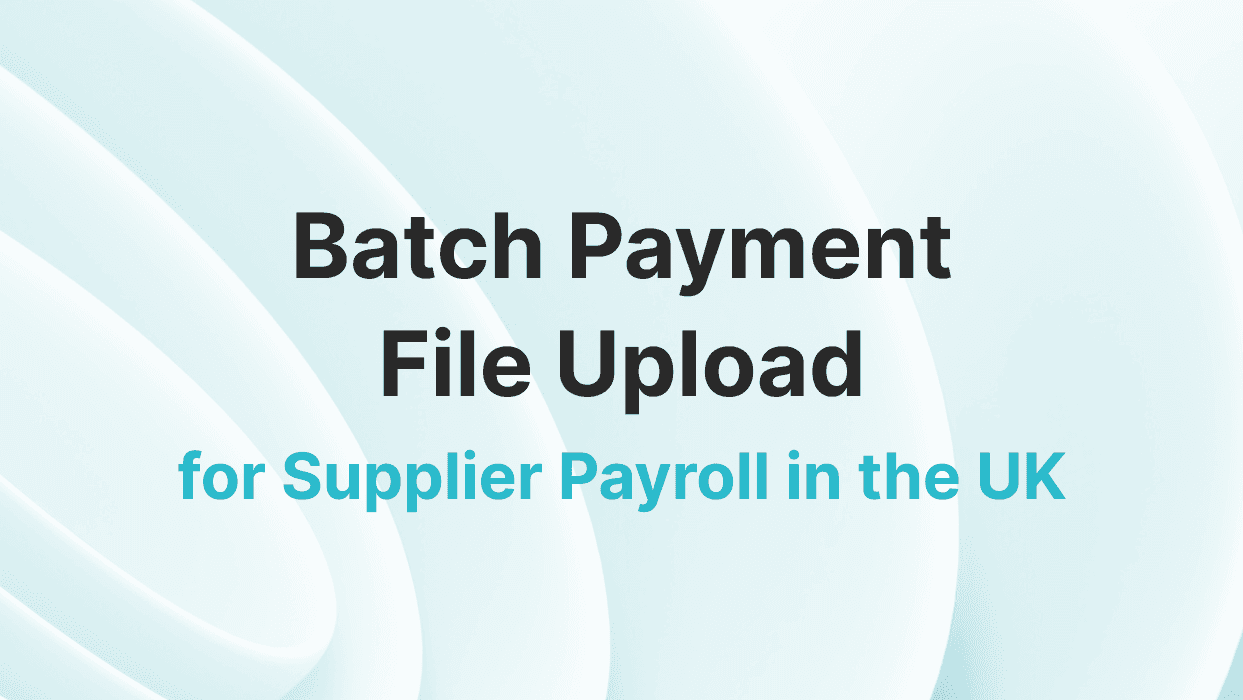 Batch Supplier Payments in the UK: How to Upload a CSV File and Pay Suppliers via Faster Payments  When a finance manager rekeys 40 supplier payments into a banking portal, one wrong digit can turn a routine Friday payment run into a Monday investigation. A **batch payment file upload for supplier payroll UK** workflow replaces that manual process by preparing a structured payment file, uploading it through a bank or EMI portal, validating the entries, authorising the run, and releasing multiple supplier payments simultaneously.  This guide explains how that workflow operates end to end — covering accepted file formats, payment rails, approval controls, multi-currency setup, and the operational distinction between supplier payment runs and employee payroll workflows that providers and accounting platforms treat differently.  > **Not legal, regulatory, or tax advice.** This article is for informational purposes only. EQWIRE is an FCA-regulated electronic money institution. For regulatory guidance specific to your business, consult a qualified adviser.  ---  ## Key Takeaways  - Batch file uploads replace manual payment entry, reducing keying errors and improving approval control and audit visibility. - Accepted file formats — CSV, XML, BACS — vary by provider and payment type; there is no single UK-wide standard. - Faster Payments and the account structure behind the upload determine execution speed and access, not the file format alone. - Supplier payment runs and employee payroll workflows are treated as separate operational flows by most providers and accounting platforms. - Multi-currency AP batches — particularly GBP and EUR — typically require separate file logic, dedicated currency balances, and distinct routing decisions.  ---  ## How Does Batch Supplier Payment File Upload Work in the UK?  **A batch supplier payment upload lets finance teams submit one structured file — usually CSV or XML — through a bank or EMI portal to validate, approve, and release multiple supplier payments at once.**  The lifecycle moves through these stages: invoice or contractor payout approval, export or preparation of a structured payment file, upload into the payment portal, a review screen that parses each row, a maker-checker or authorisation step, release to the payment network, settlement, and reconciliation back to the originating records.  Finance teams care less about the upload step itself and more about what surrounds it: approval routing, file validation rules, settlement timing, and how rejected lines are handled. Payment-file imports are standard across provider documentation, but exact format requirements and validation logic differ meaningfully by provider and payment type — a CSV that imports cleanly in one portal may fail entirely in another. [Currencycloud's bulk upload workflow](https://support.currencycloud.com/hc/en-gb/articles/360018707379-Bulk-upload-CSV-upload), for example, includes a multi-step review and confirmation process distinct from bank-portal flows.  > **Who this guide is for:** Finance leads, operations managers, and founders at SMBs, import/export companies, and SaaS businesses running recurring UK supplier payments — particularly those managing GBP and EUR payout cycles or using EMI accounts alongside or instead of traditional UK banking.  [Visual: Workflow diagram — Approved invoices to settled supplier payouts] Alt text: Diagram showing the end-to-end flow from accounting software or spreadsheet export, through CSV preparation and portal upload, to validation, approval, and settlement via UK payment rails.  ---  ## Why Do Businesses Move from Manual Entry to Batch Payment File Uploads?  **Businesses move to batch uploads because manual payment entry slows payout cycles, creates keying errors, and weakens auditability** — particularly as supplier volume grows.  If you pay the same suppliers every week, the real gain is not just speed. It is control: one validated file, one approval workflow, one audit trail, and fewer opportunities for payment data to break between invoice approval and release.  Recurring batch uploads also reduce the time cost of repetitive runs. A finance team managing a weekly 30-supplier settlement cycle can maintain a validated template file, update amounts and references, and reuse the structure — rather than re-entering every beneficiary each cycle. For a UAE parent company paying UK suppliers in GBP, the ability to upload a clean GBP file and route it via a multi-currency EMI account without re-entering UK banking details each time is an operational gain, not just a convenience.  The move from one-by-one entry to structured file upload also strengthens approval flows: instead of reviewing individual payments mid-process, the finance lead reviews the full batch before any authorisation step. For businesses subject to audit requirements or internal controls, this is a material operational improvement.  ---  💡 **Still entering supplier payments one by one?** The next step is not a full finance-stack overhaul. It is a review of file preparation, approval routing, and payment-account capabilities before the next payout cycle. **[Download the batch payment file checklist →](https://eqwire.com/)** Validate fields, currencies, approvers, and cut-off risks before your next supplier run.  ---  ## Which Payment Rails and Account Types Affect UK Batch Supplier Payments?  **UK file-upload workflows depend on the payment rail and account structure behind the upload — not just the CSV itself.** Knowing which rail a payment moves through determines timing, limits, and operational planning.  ### Faster Payments  Faster Payments is the dominant rail for domestic UK supplier payments. [Pay.UK](https://www.wearepay.uk/what-we-do/payment-systems/faster-payment-system/) confirms the system operates continuously — 24 hours a day, 365 days a year. Domestic GBP payments sent over Faster Payments can settle near-instantly, but actual release timing still depends on the provider's controls, transaction limits, and any fraud or compliance checks the provider applies. Providers are permitted under FCA guidance to delay settlement where they reasonably suspect fraud or dishonesty.  ### Bacs  [Bacs Direct Credit](https://www.bacs.co.uk/bacs-schemes/getting-started/bacs-direct-credit/) operates on a three-working-day cycle and is widely used for employee salaries, recurring direct debits, and high-volume supplier programmes where predictable settlement timing matters more than speed. Bacs submissions must meet specific cut-off windows, and the three-day cycle is fixed. It is not suitable for urgent supplier payments.  ### Cross-border payment execution  For EUR supplier payments, the identifiers required depend on the provider and destination corridor. In standard [SEPA Credit Transfer](https://eur-lex.europa.eu/eli/reg/2012/260/2014-01-31/eng) cases, IBAN is the primary identifier; some providers or non-SEPA corridors may also request BIC or SWIFT routing details, but BIC is not a universal SEPA requirement for standard credit transfers. SWIFT — a secure financial messaging network rather than a payment scheme — is used for cross-border instructions outside SEPA corridors, including payments to non-European suppliers.  ### EMI accounts and UK payment rails access  FCA-regulated EMIs provide business payment infrastructure and multi-currency accounts that can access UK payment rails, including Faster Payments, without operating under a traditional banking licence. Critically, [per FCA guidance](https://www.fca.org.uk/firms/emi-payment-institutions-safeguarding-requirements), EMIs must safeguard relevant client funds — but safeguarded funds are **not** covered by the FSCS in the same way as deposits held at a regulated bank. Businesses choosing between an EMI account and a traditional bank account should understand that distinction when evaluating their account structure. EQWIRE's [How We Protect Your Money](https://eqwire.com/how-we-protect-your-money) page explains how safeguarding works in practice. For businesses outside the UK using UK payment rails through EMI infrastructure, see [GBP Faster Payments for Offshore Company](https://eqwire.com/news/gbp-faster-payments-for-offshore-company).  ---  ## What File Formats Are Accepted for Batch Supplier Payments UK EMI Workflows?  **CSV is the most common format, but accepted file types and required fields differ by provider, payment type, and account setup — there is no single UK-wide standard.**  Understanding exactly what the destination platform accepts is a prerequisite for building a repeatable file workflow.  **CSV (Comma-Separated Values)** is the default for most SMB and mid-market workflows and is supported across the widest range of UK providers and EMIs. However, column structure, field naming conventions, and mandatory fields differ between platforms. A CSV built for one portal will not necessarily import cleanly into another.  **XML** is more common in enterprise bank environments and structured cross-border payment workflows. [Revolut Business](https://help.revolut.com/business/help/receiving-payments/sending-money-to-an-external-bank-account/what-are-bulk-payments/) supports CSV, XML, and BACS-format files for local UK bulk payments, with up to 1,000 entries per file.  **BACS files** follow a format governed by Pay.UK and are used for direct debit and credit workflows, particularly for payroll and high-volume supplier programmes routed through the Bacs network.  **Provider-specific templates:** - [Wise](https://wise.com/help/articles/2663296/whats-a-batch-payment-template) supports CSV and XLSX batch payment templates. - [Currencycloud](https://support.currencycloud.com/hc/en-gb/articles/360018707379-Bulk-upload-CSV-upload) uses a CSV-based bulk upload with multi-level authorisation. - HSBCnet and Santander Connect publish detailed CSV import specifications for their respective portal environments.  > **In practice:** A finance team migrating from one bank to an EMI — or switching between UK providers — should download and validate the new provider's template before the first live run. Template fields that were optional in one system may be mandatory in another, and a missing column can cause the entire file to fail.  [Visual: Annotated sample CSV template] Alt text: Sample CSV layout with typical required fields highlighted: beneficiary name, sort code, account number, IBAN, amount, currency, payment reference, and payment date — with a note that exact formats and mandatory fields vary by provider.  ---  ## Step-by-Step: How to Upload a CSV File to Pay UK Suppliers via Faster Payments  The process for a batch CSV upload through a UK bank or EMI portal follows a consistent sequence, though validation rules and approval mechanics vary by platform.  1. **Finalise approved supplier payouts.** Confirm which invoices or recurring payouts are due in this cycle. Amounts, payment dates, and beneficiary details should be signed off before the file is built — not during it. 2. **Download the correct payment template from the provider portal.** Do not adapt a template from a different provider. Verify the template version is current and enabled for your account. 3. **Populate beneficiary and payment fields.** For GBP domestic payments: beneficiary name, sort code, account number. For EUR or international: IBAN, and BIC/SWIFT where required by the provider or corridor. Include payment amount, currency, and a unique payment reference per row. 4. **Check currency, references, and payment dates.** Verify currencies match the correct account balance, each row has a unique and complete reference, and payment dates fall on valid working days for the relevant rail. 5. **Upload the file into the provider portal.** Use the designated bulk upload or payment import section. On some platforms — including [HSBCnet](https://www.hsbcnet.com/-/media/hsbcnet/client-transition/hinv-hsbcnet-file-upload-specification-guide.pdf) — file-upload capability must be separately enabled and authorised before it becomes available. 6. **Review parsed entries and fix rejected lines.** Most portals display a validation screen after upload. Review flagged rows — invalid sort codes, formatting issues, missing fields, duplicate entries — and correct or remove them before proceeding. 7. **Complete the approval or authentication step.** Depending on the provider, this may involve a single authoriser, a maker-checker sequence, or a multi-user approval aligned to the organisation's transaction limits and signatory rules. Currencycloud adds a separate confirmation step; HSBCnet requires authorised users in line with the account signature matrix. 8. **Release and monitor payment status.** Submit the batch and track individual payment status. Retain the batch reference and any confirmation output for reconciliation.  > **Approval matrix note:** Before the first batch run, confirm with the account administrator which user roles have upload access, review access, and release authority. In a maker-checker setup, the person who uploads the file typically cannot also be the person who authorises it.  ---  ## How Do GBP and EUR Supplier Batch Workflows Change the File Setup?  **Once GBP and EUR sit in the same operating cycle, the payment file and approval logic usually become more complex — typically requiring separate files by currency and route.**  Domestic GBP supplier payments route over Faster Payments using sort code and account number. EUR payments require a different structure — IBAN for SEPA, and in some cases BIC or SWIFT routing for non-SEPA destinations. Combining both in a single payment file often causes validation failures, or the platform routes all rows through the same rail regardless of currency, which can result in misdirected payments or unexpected fees.  Accounting software adds another layer. [Xero](https://central.xero.com/s/article/Pay-multiple-bills-UK) treats supplier batch payment files and employee payroll as separate operational flows, and explicitly confirms that foreign currency transactions are not available in batch payments — only the organisation's base currency is supported. Finance teams exporting payment files from Xero should verify what the platform produces before assuming a multi-currency batch export will be accepted by the payment portal.  > **In practice:** Most finance teams running recurring GBP and EUR supplier cycles maintain separate files by currency — one GBP file routed via Faster Payments, one EUR file handled through SEPA or SWIFT. This adds a step to the workflow but removes ambiguity at validation, simplifies approval, and keeps reconciliation cleaner.  [Visual: Comparison table — Faster Payments vs Bacs vs SEPA/SWIFT cross-border] Alt text: Side-by-side table comparing Faster Payments, Bacs, and cross-border rails (SEPA/SWIFT) across speed, typical use case, settlement timing, currency, and supplier-batch relevance.  ---  ## What Errors Delay a Bulk Supplier Payment File Upload?  **Most upload failures come from formatting, beneficiary-data, currency, or approval problems — not the upload itself.**  | Error | Why it happens | How to fix it | Who owns it | |---|---|---|---| | Invalid sort code or account number | Transposition error in manual entry | Re-validate against the supplier's bank confirmation | AP team | | IBAN formatting error | Wrong length, missing check digits | Verify against the supplier's invoice or use an IBAN checker | AP team | | Missing payment reference | Row left blank or auto-generated reference truncated | Confirm reference field is populated and within character limits | File preparer | | Duplicate row | Same beneficiary, amount, and reference entered twice | Add duplicate detection to the review step before upload | Finance lead | | Unsupported characters | Special characters in name or reference fields | Strip non-standard characters from all text fields | File preparer | | Mixed currencies in wrong template | GBP and EUR rows combined in a single-currency file | Separate files by currency before upload | Finance lead | | Date format mismatch | DD/MM/YYYY vs MM/DD/YYYY between regions | Match the date format explicitly required by the provider's template | File preparer | | Maker-checker bottleneck | Authoriser unavailable at submission time | Confirm approver availability before the payment cut-off | Finance/Ops lead | | Insufficient funding | Currency balance too low at release time | Verify balances before upload, not after | Treasury / Finance |  **Confirmation of Payee** is also relevant here. [Pay.UK's CoP service](https://www.wearepay.uk/what-we-do/overlay-services/confirmation-of-payee/) is an account name-checking tool designed to reduce misdirected payments and APP fraud on UK domestic transfers. Where available through the provider, running a CoP check on new or amended beneficiary details before submitting a batch adds a material layer of protection.  Provider file and entry limits vary. [Revolut Business](https://help.revolut.com/business/help/receiving-payments/sending-money-to-an-external-bank-account/what-are-bulk-payments/) sets a 1,000-entry cap per local UK bulk payment file. Other providers apply different limits. Check the provider's documentation before building a file that exceeds those constraints.  ---  💡 **Increasing payout volume or frequency?** Before scaling, verify whether the current account setup supports review screens, role-based approvals, payment-file validation, and multi-currency routing. **[Book a supplier payments workflow review →](https://eqwire.com/)** We'll assess your current CSV format, approval flow, GBP/EUR routing, and reconciliation gaps.  ---  ## How to Run Bulk Supplier Payments via CSV Upload Without Reconciliation Friction  The upload is only half the workflow. What happens after submission determines whether the batch run is genuinely efficient or simply moves manual effort downstream.  **Reference consistency** is the foundation. Each payment row should carry a unique, human-readable reference connecting it to a specific invoice or payout record in the accounting system. Generic references — "payment," "invoice," "May" — create matching problems that require manual investigation after settlement.  **Status tracking** after release varies by provider. Some portals return real-time payment confirmation at the individual-transaction level; others batch-update status in scheduled windows. Finance teams should understand their provider's reporting model before committing to reconciliation timelines with suppliers.  **Rejected-line handling** requires a defined process before the first batch runs. When a payment in a batch fails post-submission — returned payment, invalid account, or insufficient funds — there must be a clear owner, a re-submission path, and a way to flag the gap in the accounting record. Without this, rejected lines accumulate and create reporting discrepancies.  **Approval logs** should be retained for audit and compliance. Most platforms maintain records of who uploaded, reviewed, and authorised each batch. For businesses subject to audit, internal controls, or regulatory requirements, these logs are material records — not just operational history.  **Recurring templates** reduce preparation time for regular supplier runs. Maintaining a validated template with standing beneficiary data and updating only amounts, references, and dates keeps each cycle short and reduces the risk of re-entering errors from scratch.  ---  ## Pre-Upload Checklist for a Bulk Supplier Payment File UK Business Account  Before submitting any batch file:  - [ ] Correct file template or format selected for the specific provider and payment type - [ ] All supplier details validated — sort codes, account numbers, IBANs verified against supplier records - [ ] Confirmation of Payee run for new or changed beneficiaries where the provider supports it - [ ] Payment rail confirmed — Faster Payments, Bacs, SEPA, or SWIFT as appropriate - [ ] Currencies grouped correctly — separate files by currency where required - [ ] Sufficient funding available in the correct currency balance at time of release - [ ] Approval roles assigned and authorisers confirmed available before cut-off - [ ] File-upload permissions active at the account level - [ ] Payment dates confirmed as valid working days for the relevant rail - [ ] Test batch completed if using a new template, provider, or workflow - [ ] Rejected-line process agreed — owner, re-submission path, accounting flag  ---  ## Next Steps: Choosing Payment Infrastructure for Recurring Supplier Runs  At a certain volume or frequency, manual uploads or single-currency workflows start to show operational strain: batch runs that take longer than they should, recurring validation errors on the same fields, difficulty managing GBP and EUR supplier payments in the same cycle, and no clear visibility into payment status after submission.  Modern FCA-regulated EMI infrastructure — multi-currency accounts with domestic and international payment rails, UK Faster Payments connectivity, and role-based approval controls — addresses most of these friction points without requiring the traditional UK banking relationship. For global businesses paying UK suppliers from overseas, the relevant questions are account structure, file format support, approval workflow, and multi-currency capability. Additional context on cross-border supplier payment operations is available at [How to Pay UK Suppliers from a UAE Business Account](https://eqwire.com/news/how-to-pay-uk-suppliers-from-uae-business).  **Who this is for:** - Businesses running recurring UK supplier payment cycles in GBP and EUR - Finance teams managing AP batch runs, contractor payouts, or bulk supplier settlements - Global companies using UK-facing payment infrastructure through EMI or multi-currency accounts - Operations leads looking to reduce manual entry, strengthen approval controls, and improve reconciliation visibility  [EQWIRE](https://eqwire.com/) provides multi-currency accounts, GBP and EUR payment infrastructure, and UK Faster Payments access for global businesses managing recurring supplier payment operations. [EQWIRE is FCA-regulated](https://eqwire.com/important-information) and operates under safeguarding requirements applicable to e-money institutions.  ---  💡 **Running recurring UK supplier payments across GBP and EUR?** **[Book a supplier payments workflow review →](https://eqwire.com/)** We'll review your current file format, approval flow, currency routing, and reconciliation gaps — and confirm whether the current account structure fits the payout volume.  ---  ## Conclusion  **Batch payment file upload for supplier payroll UK** workflows replace manual entry with a structured, repeatable process: prepare a validated file, upload it, review the entries, authorise the batch, and reconcile the results. Done correctly, that reduces keying errors, shortens payout cycles, and creates a cleaner audit trail for finance teams running regular supplier payment operations.  The practical challenges are operational, not conceptual. Accepted file formats vary by provider. Payment rails — Faster Payments, Bacs, SEPA, SWIFT — determine settlement speed and routing requirements. Supplier payment runs and employee payroll follow different workflows in most platforms. Multi-currency AP batches require separate file logic and dedicated currency balances. Confirmation of Payee protects against misdirected payments on domestic UK transfers. And reconciliation friction tends to surface not at upload, but downstream, when references are missing and rejected lines have no clear owner.  Addressing those points before increasing batch volume — with the right account structure, validated file templates, role-based approval controls, and a rejected-line process in place — is where the operational efficiency actually comes from.  ---  ## FAQs  **Q: How to upload a CSV file to pay UK suppliers via Faster Payments?** A: Download the correct payment template from the provider portal. Populate the required fields: beneficiary name, sort code, account number, amount, currency, a unique payment reference, and payment date. Upload the file through the bulk payment or payment import section of the portal, review the parsed entries for validation errors, complete the required approval or authentication step, and release the batch. Per [Pay.UK](https://www.wearepay.uk/what-we-do/payment-systems/faster-payment-system/), Faster Payments operates continuously, but actual settlement timing depends on the provider's controls and any compliance checks applied.  **Q: What file formats are accepted for batch supplier payments UK EMI?** A: Accepted formats vary by provider and payment type. CSV is the most widely supported, but some platforms also accept XML, BACS-format files, or proprietary spreadsheet templates. [Revolut Business](https://help.revolut.com/business/help/receiving-payments/sending-money-to-an-external-bank-account/what-are-bulk-payments/) supports CSV, XML, and BACS for local UK payments. [Wise](https://wise.com/help/articles/2663296/whats-a-batch-payment-template) supports CSV and XLSX. Always use the format and template specified by the specific provider — there is no UK-wide standard.  **Q: What is the batch payment file format for UK supplier payroll EMI account?** A: The correct format depends on the EMI or bank provider. In most cases, the file must include beneficiary name, account identifiers (sort code and account number for GBP domestic; IBAN for EUR SEPA payments), payment amount, currency, a unique payment reference, and value date. Exact field requirements and column structure differ by provider. Download the provider-specific template and validate it before building any recurring workflow.  **Q: How to run bulk supplier payments via CSV upload UK?** A: Approve the invoices or recurring payouts, populate the provider's payment file template with validated beneficiary and payment data, upload through the payment portal, review parsed entries and fix rejected rows, complete the required authorisation step, release the batch, and reconcile payment status against accounting records once settlement is confirmed.  **Q: Can supplier batch payments UK GBP EUR EMI setups support both currencies in one operating workflow?** A: Some multi-currency EMI setups support both GBP and EUR supplier payments within the same account infrastructure, but the file structure, currency balances, and routing logic typically need to be managed separately by currency. Mixing GBP and EUR rows in a single payment file often causes validation failures. Most finance teams running regular multi-currency supplier batches maintain separate files by currency and reconcile each against the relevant balance.  **Q: What should teams check before sending a bulk supplier payment file UK business account batch?** A: Confirm the correct template is in use, all beneficiary details are validated, Confirmation of Payee has been run on new or amended beneficiaries where available, the correct payment rail is confirmed, currencies are separated correctly, sufficient funding is available in each currency balance, approval roles are assigned, upload permissions are active, payment dates are valid working days, and a process exists for handling any rejected lines post-submission.