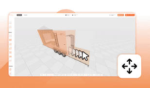 Bulk move all interior objects in 3D Tiny House Designer