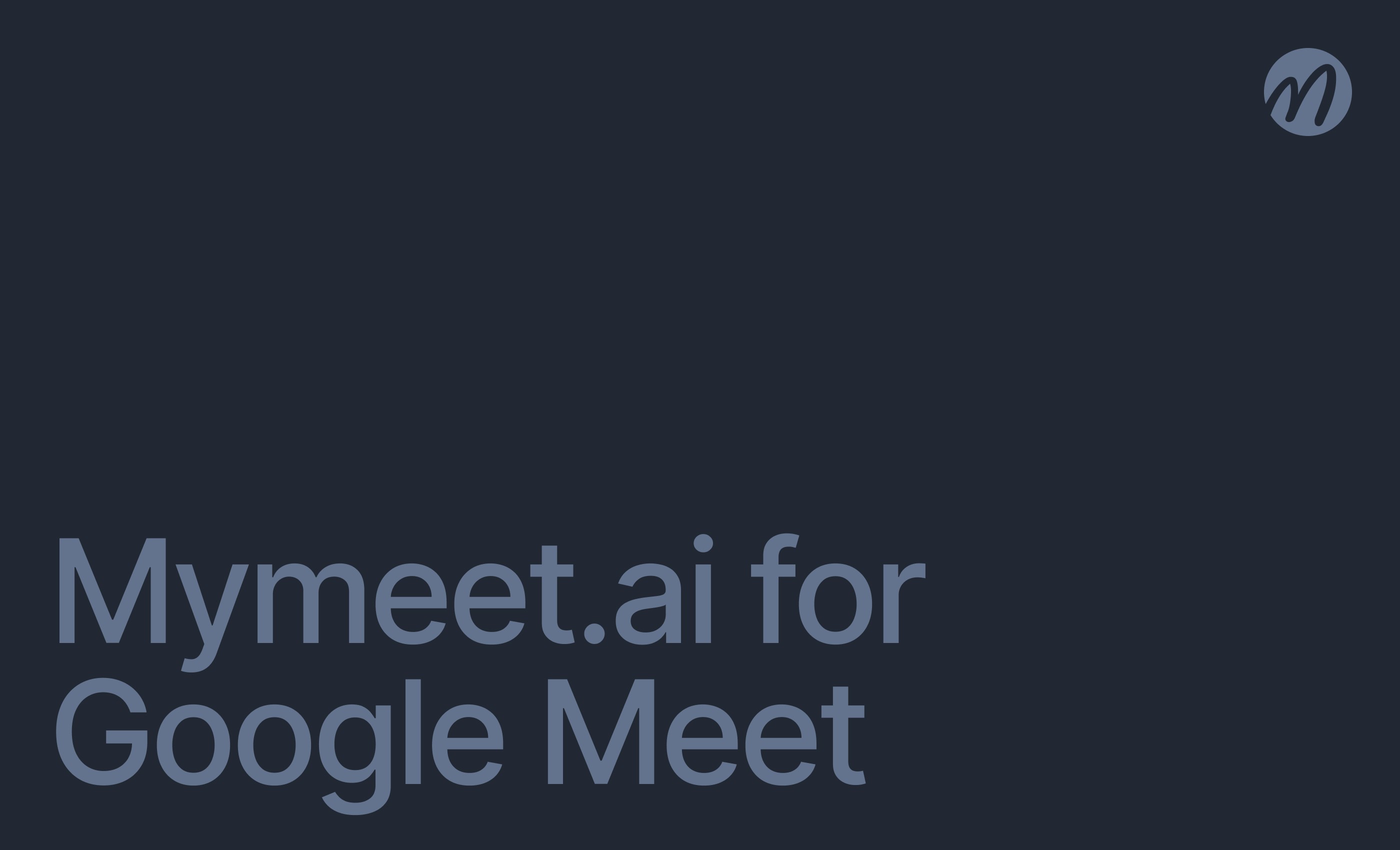 Google Meet integration