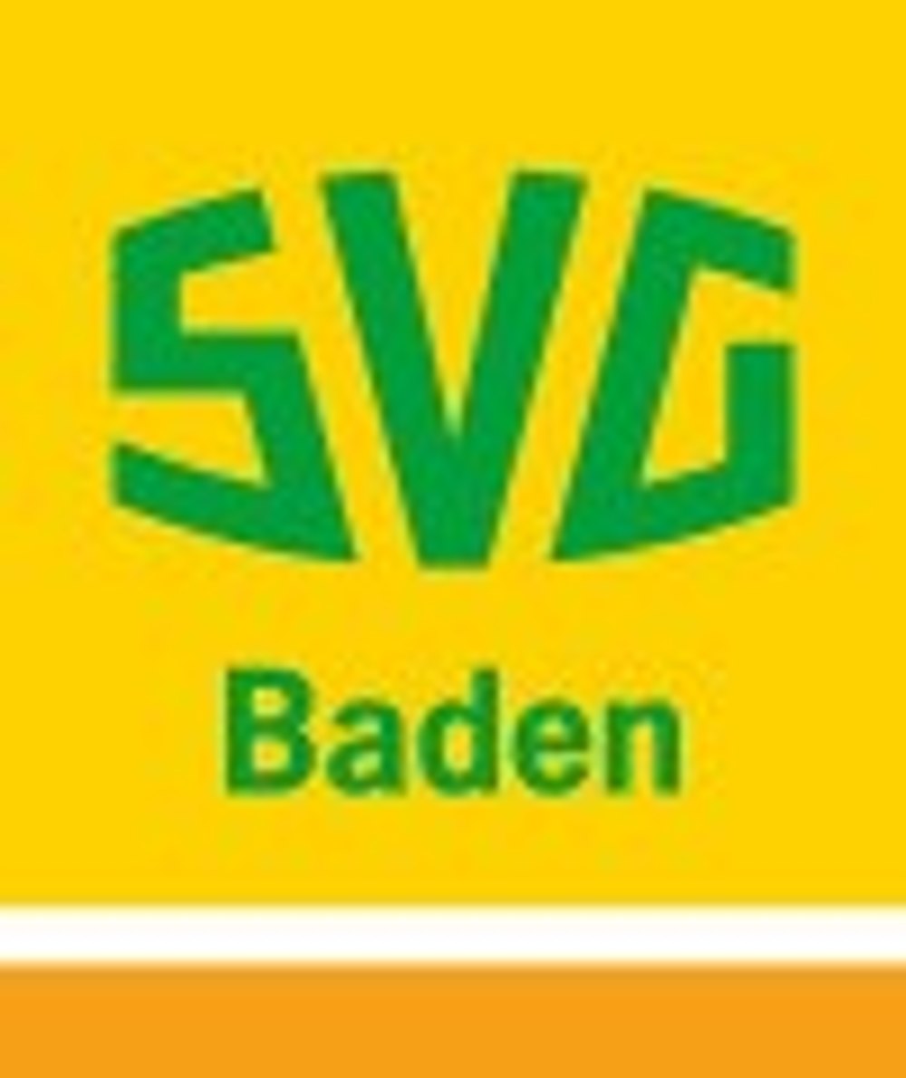 SVG Baden Logo - Grün auf Gelb