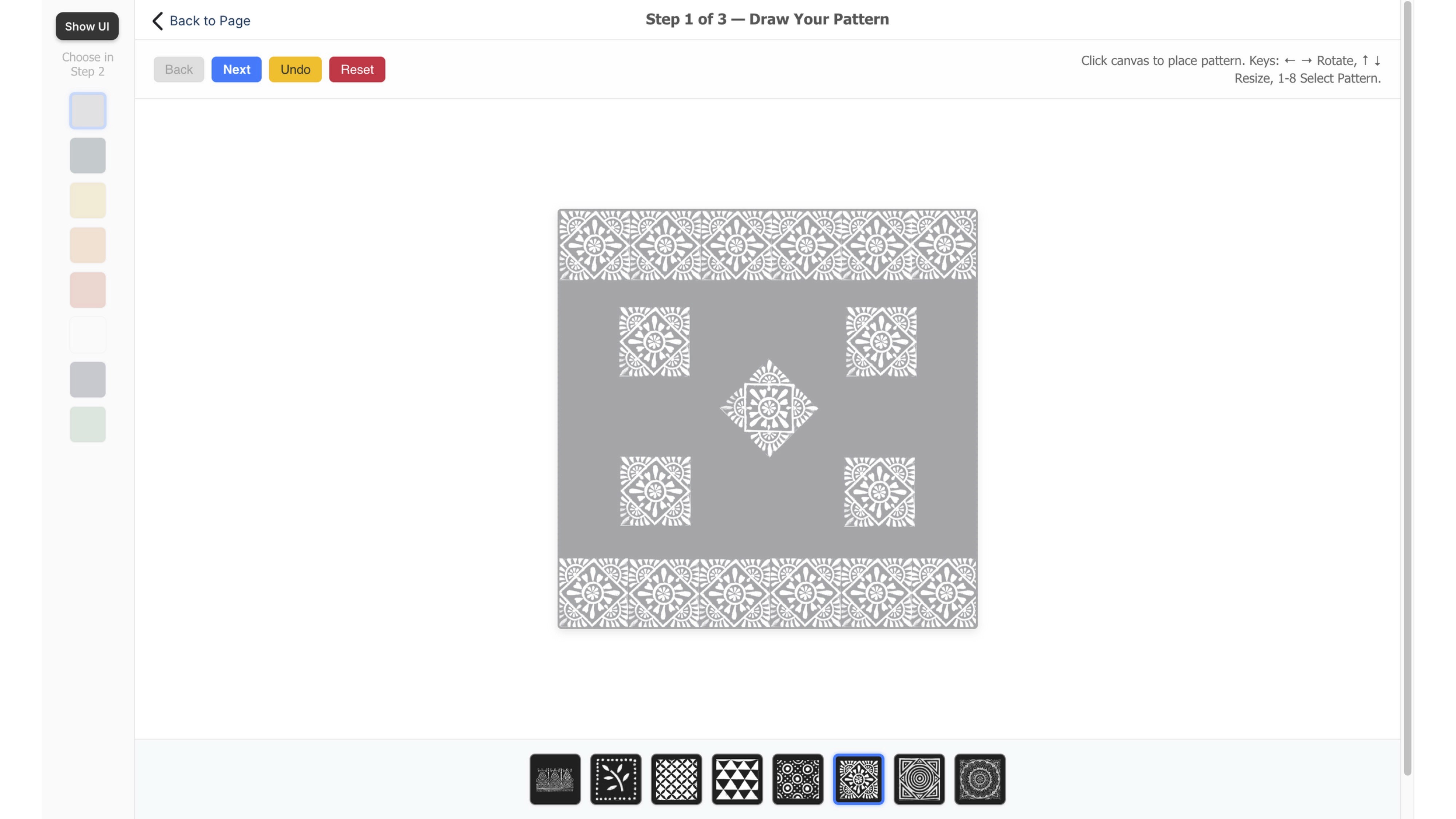Make your own batik step