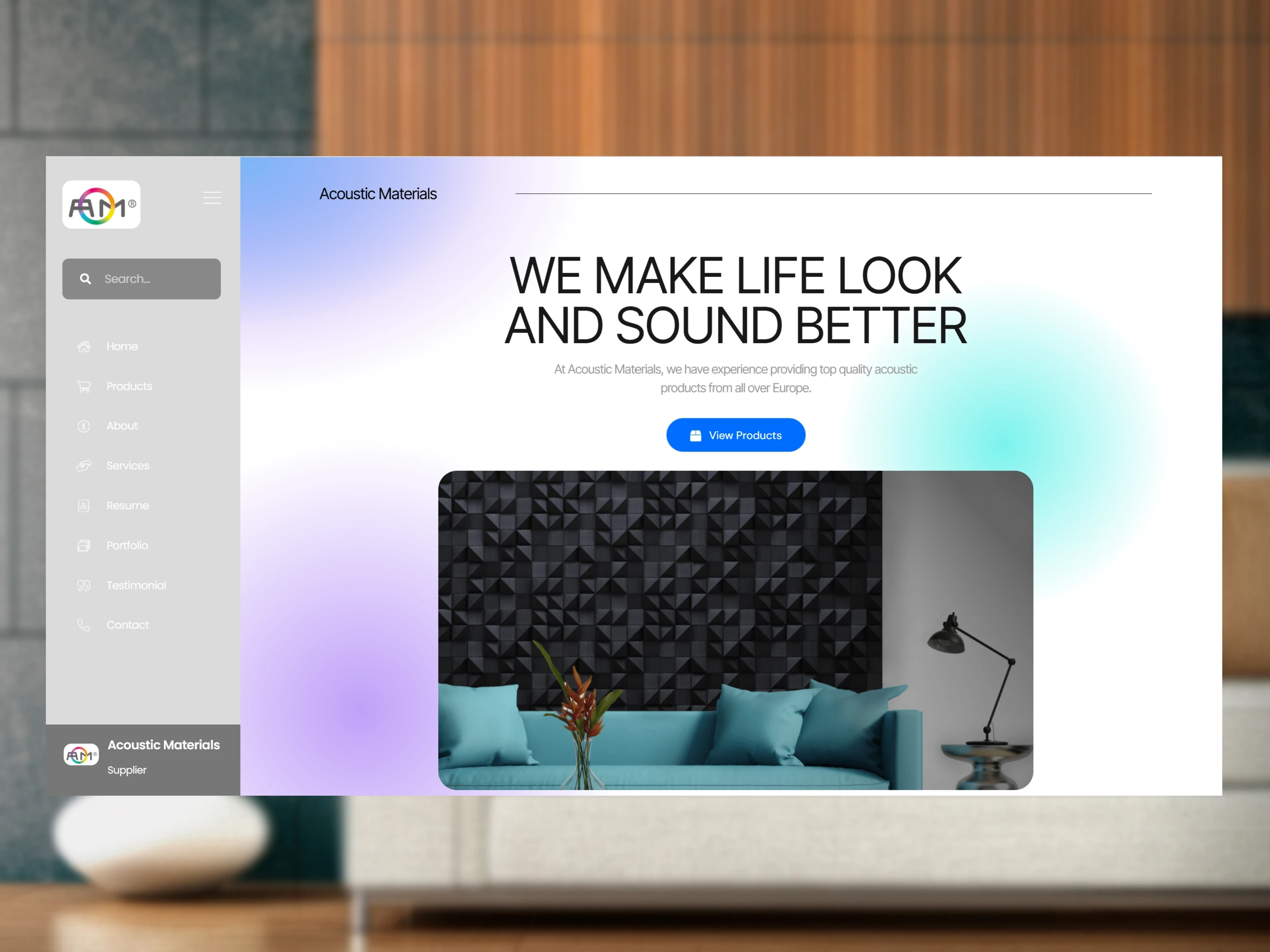 A-One Designs - Acoustic Materials Web Design - Image 02