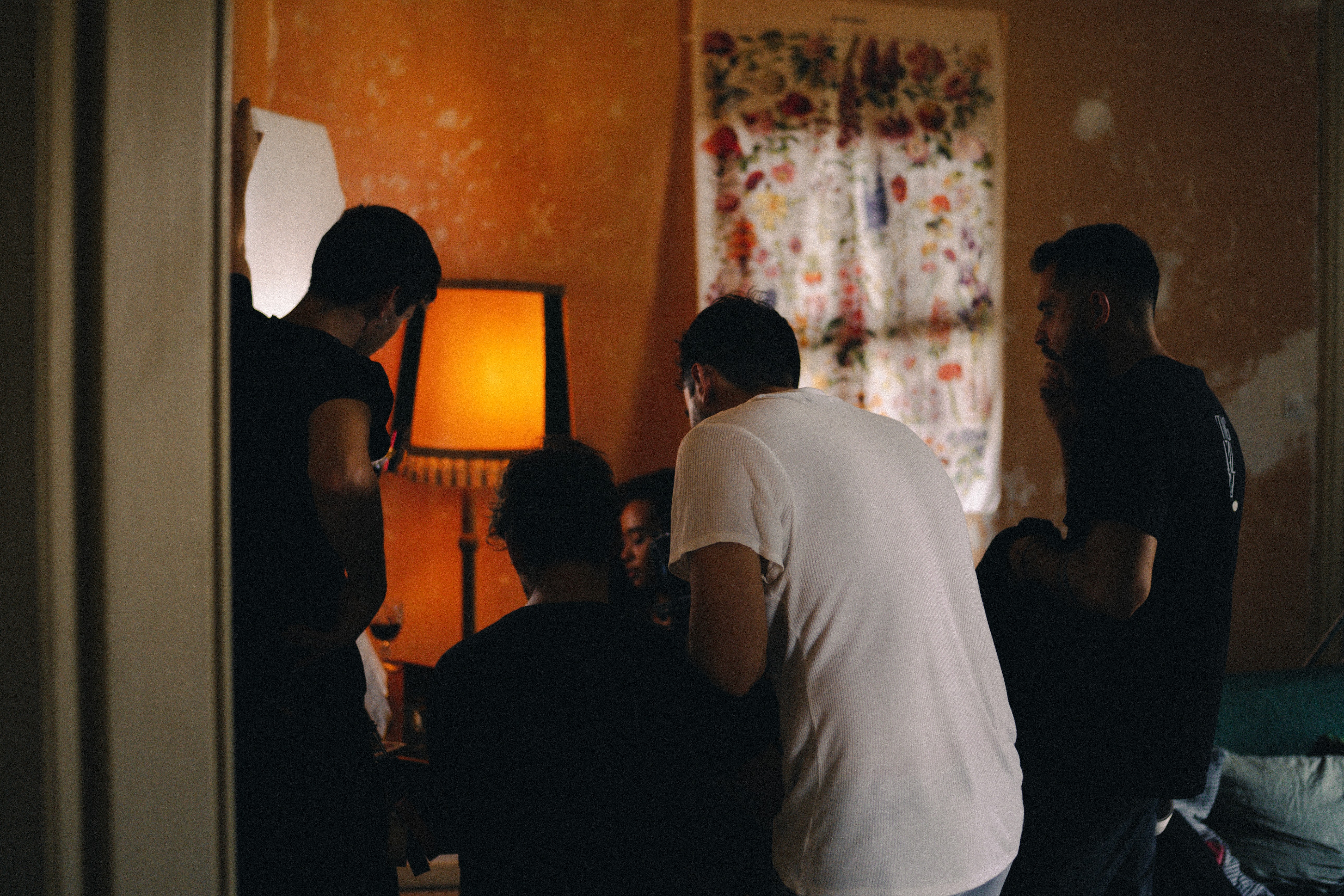 Lady Gaga playing piano