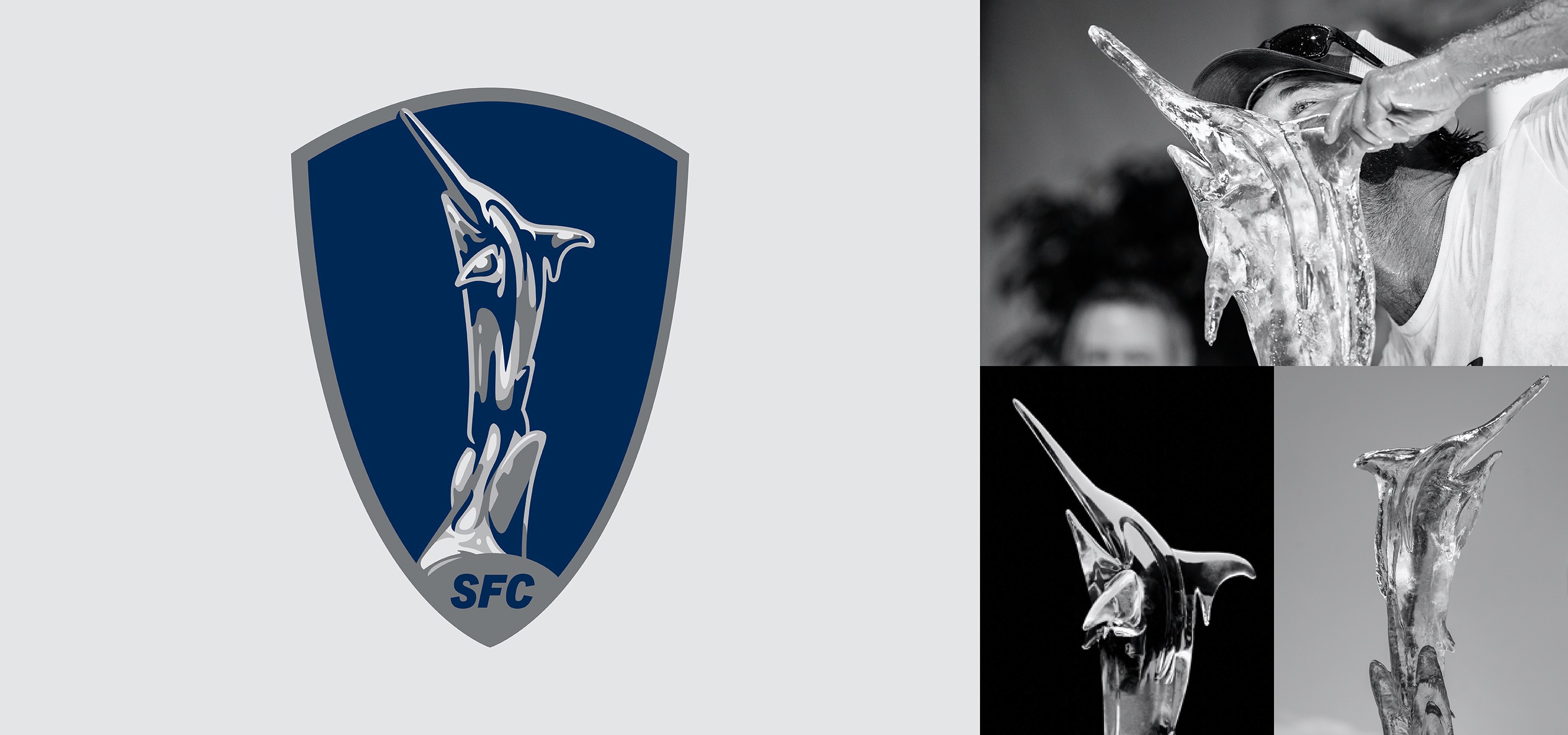 SFC Zane Grey championship logo + photos of real trophy.