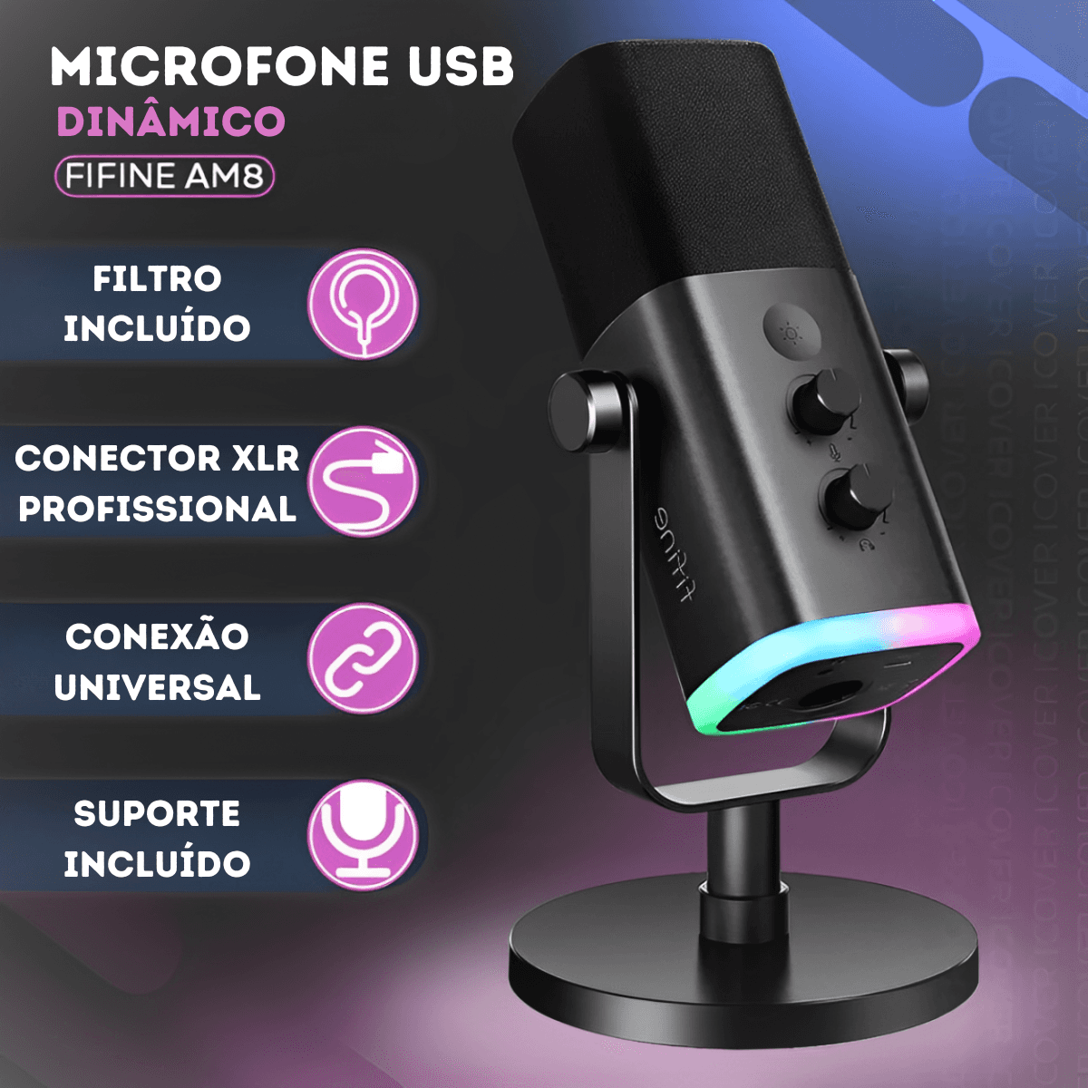 Microfone USB