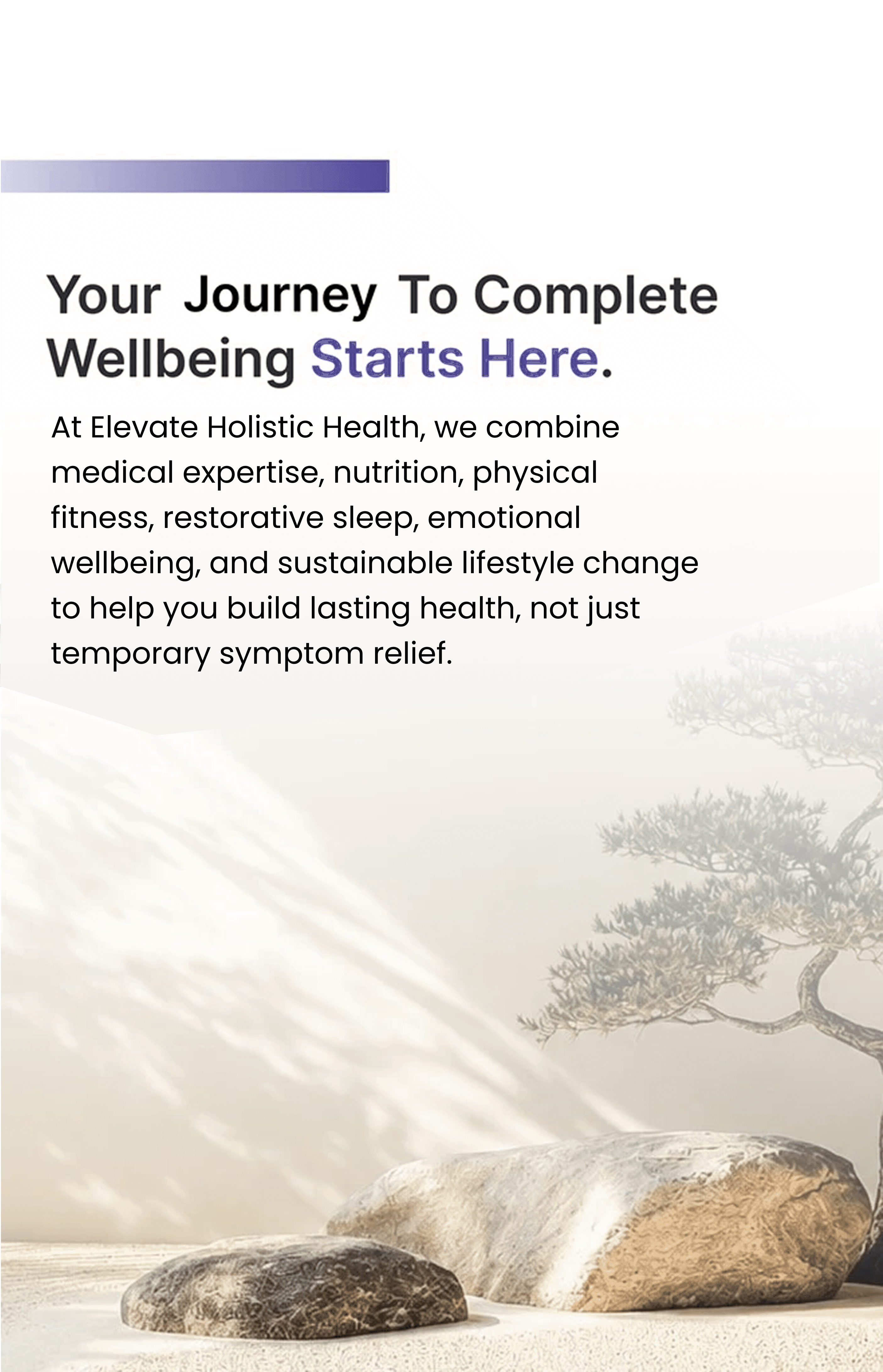 Elevate Holistic Health hero image