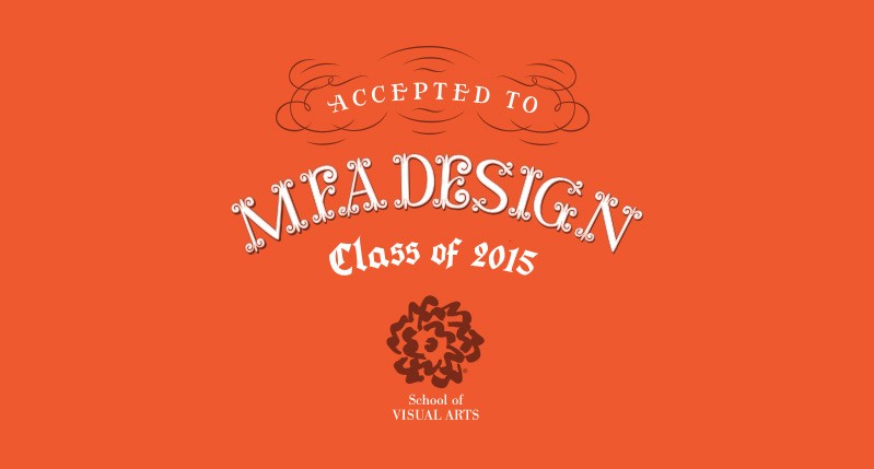 MFA design 2015 acceptance page
